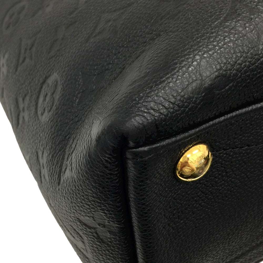 Louis Vuitton Louis Vuitton V Tote MM Shoulder Bag Emplant Noir Black Gold Hardware Size ONE SIZE - 9 Thumbnail
