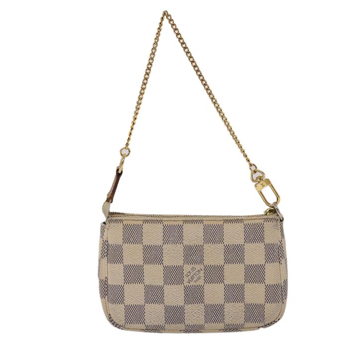 Auth Louis Vuitton Mini Pochette Hand Bag Monogram M51980 LV