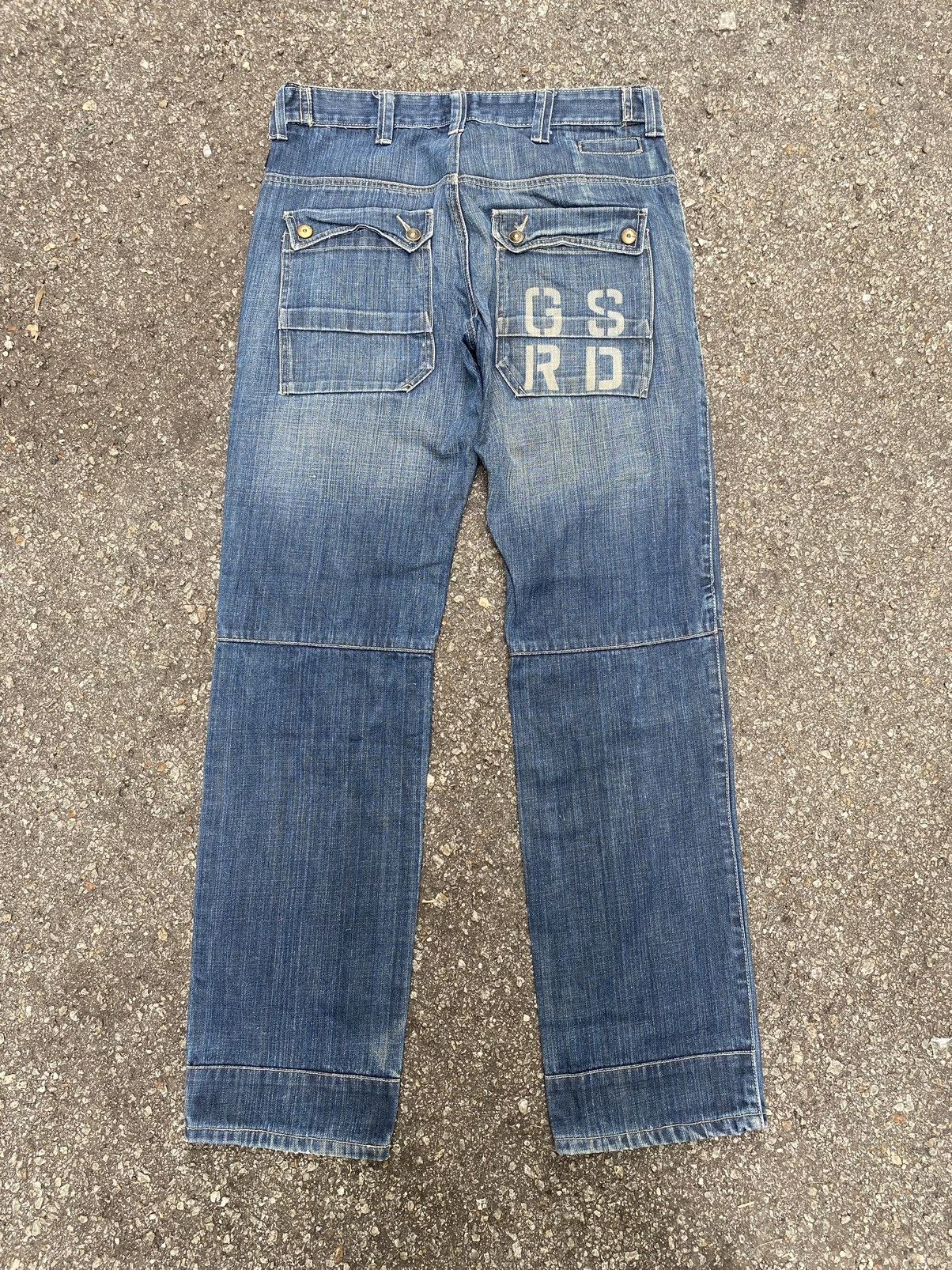 G-Star Vintage G-star RAW denim multi pocket cargo pants Japan Size US 33 - 2 Thumbnail