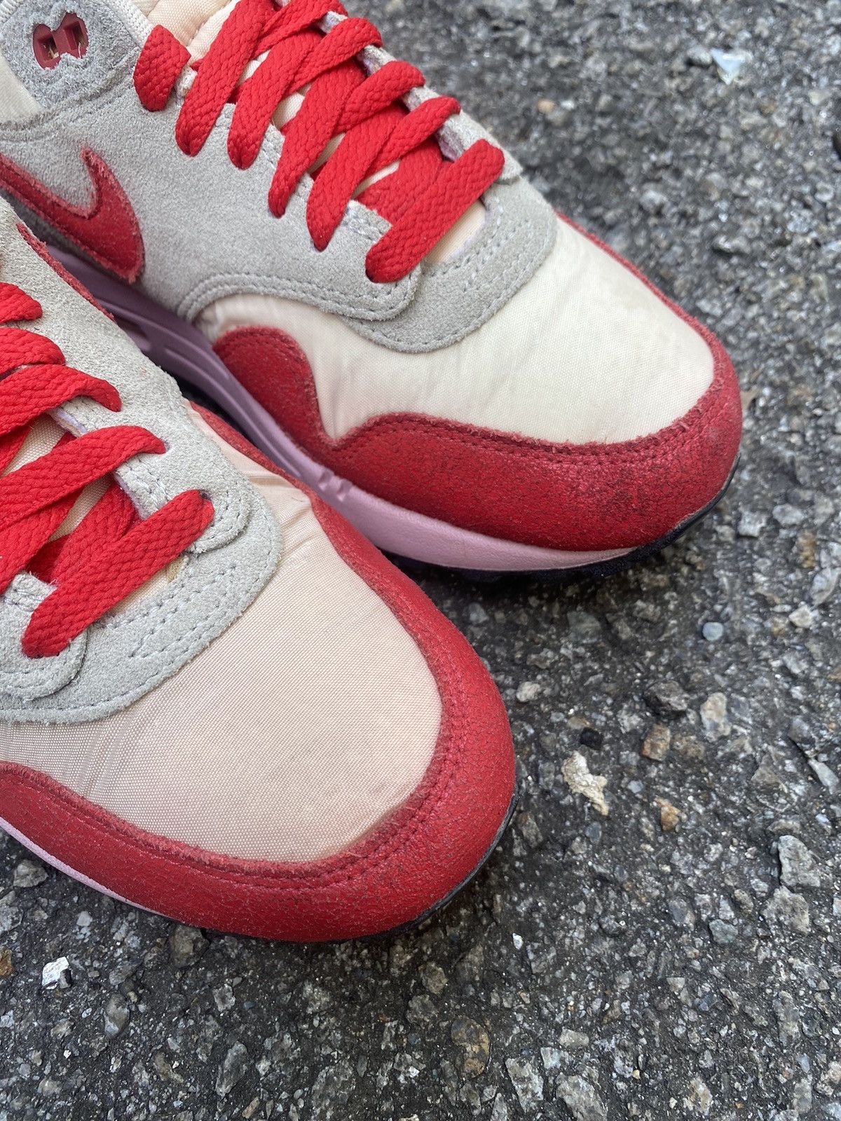 Nike Women’s Nike Air Max 1 2012 Vintage Hyper Red Size US 7.5 / IT 37.5 - 6 Thumbnail