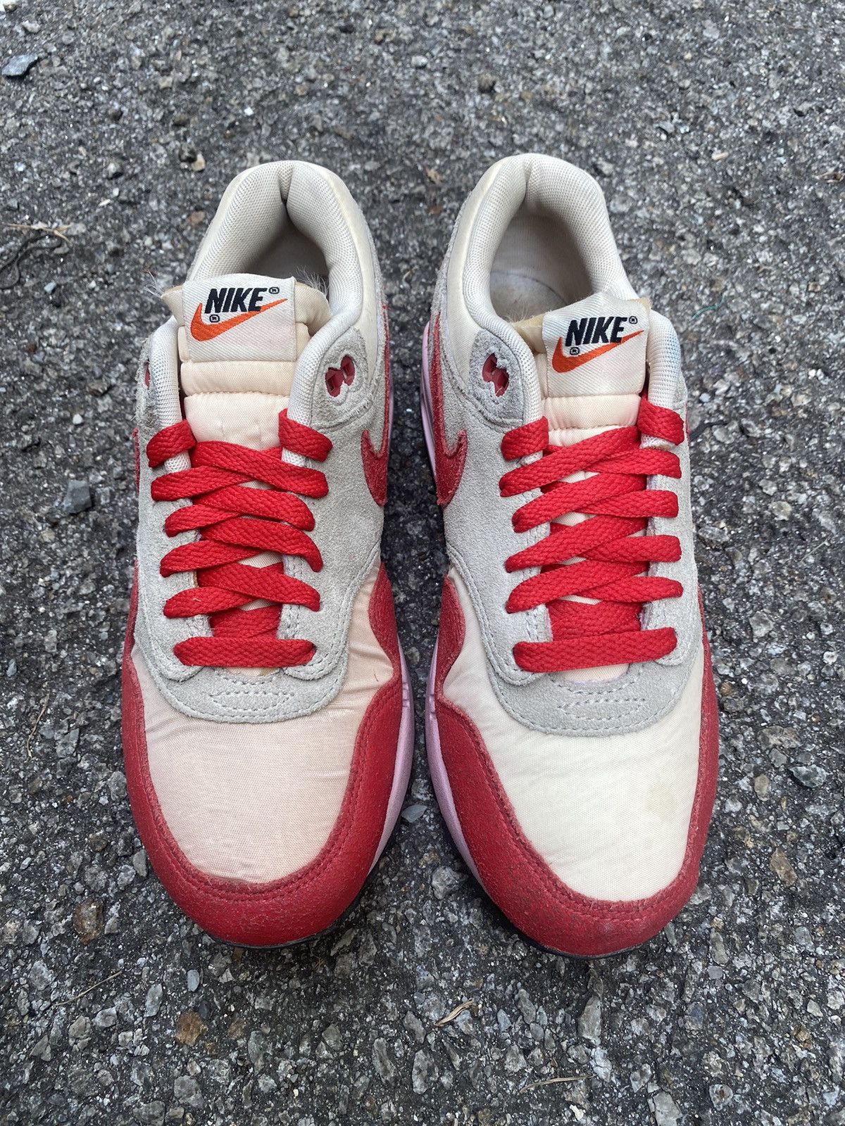 Nike Women’s Nike Air Max 1 2012 Vintage Hyper Red Size US 7.5 / IT 37.5 - 5 Thumbnail