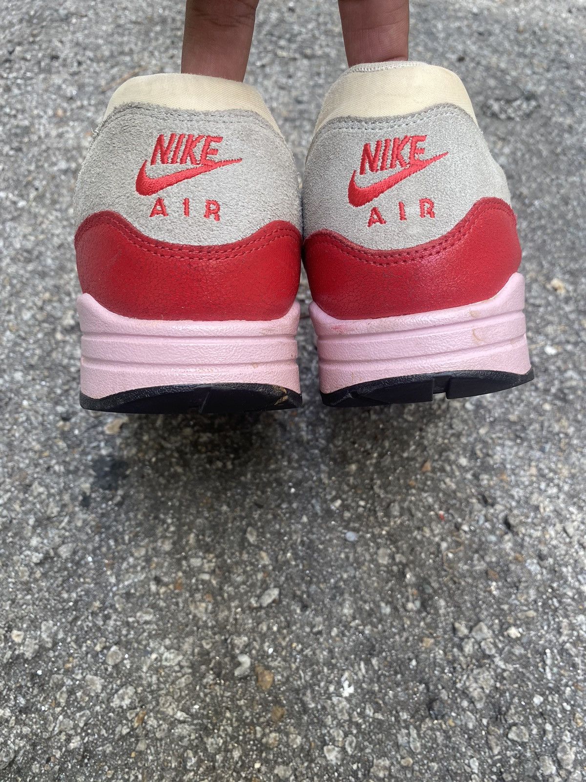 Nike Nike Air Max 1 2012 Vintage Hyper Red Size US 8 / EU 41 - 6 Thumbnail