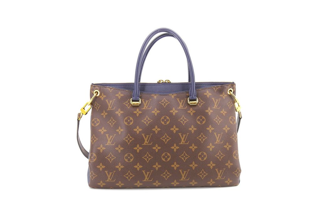 LOUIS VUITTON Pallas Monogram Canvas 2Way Shoulder Bag Brown-US