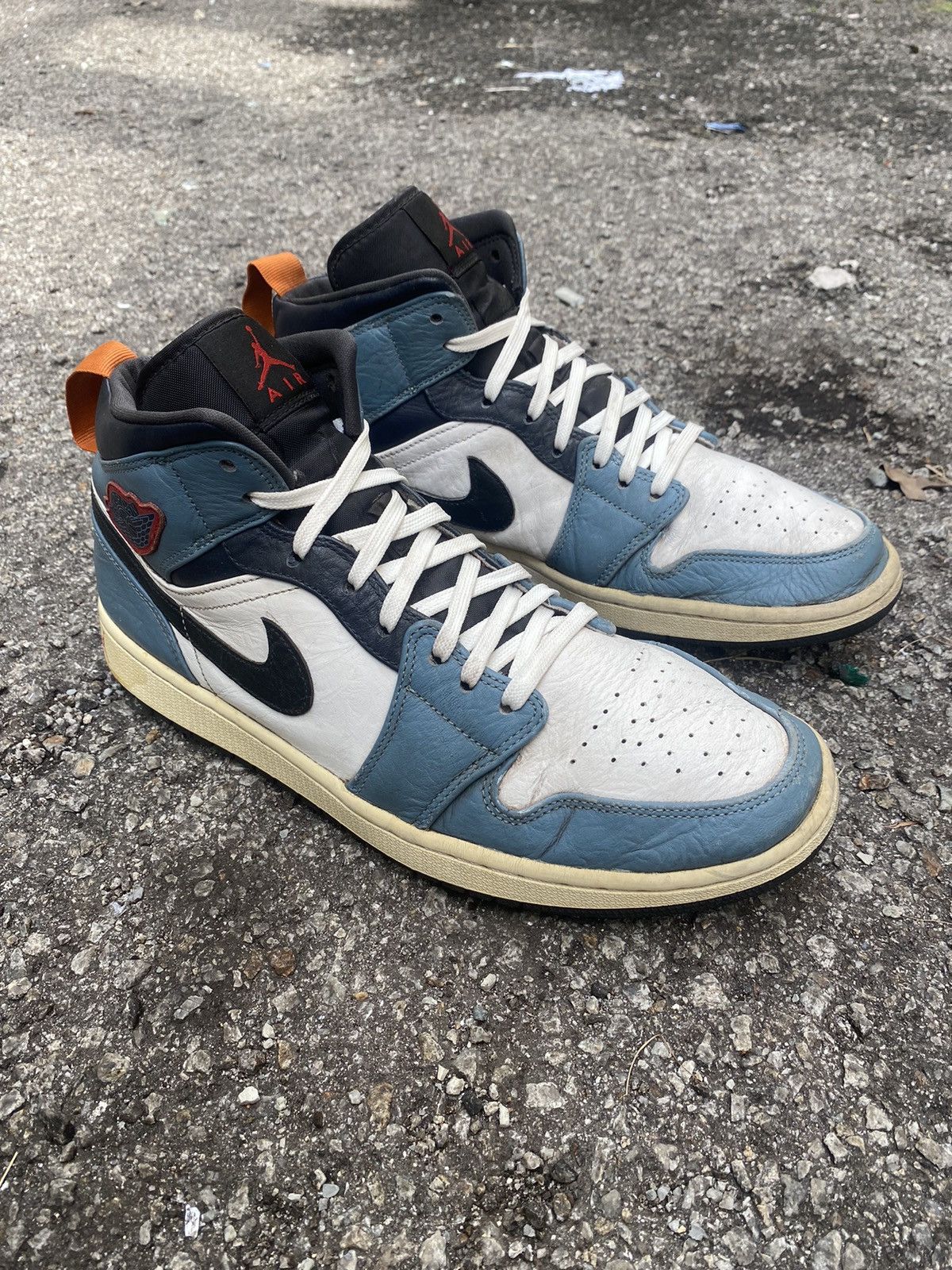 Facetasm × Jordan Brand × Nike Air Jordan 1 Mid Fearless Facetasm Size US 11 / EU 44 - 4 Thumbnail