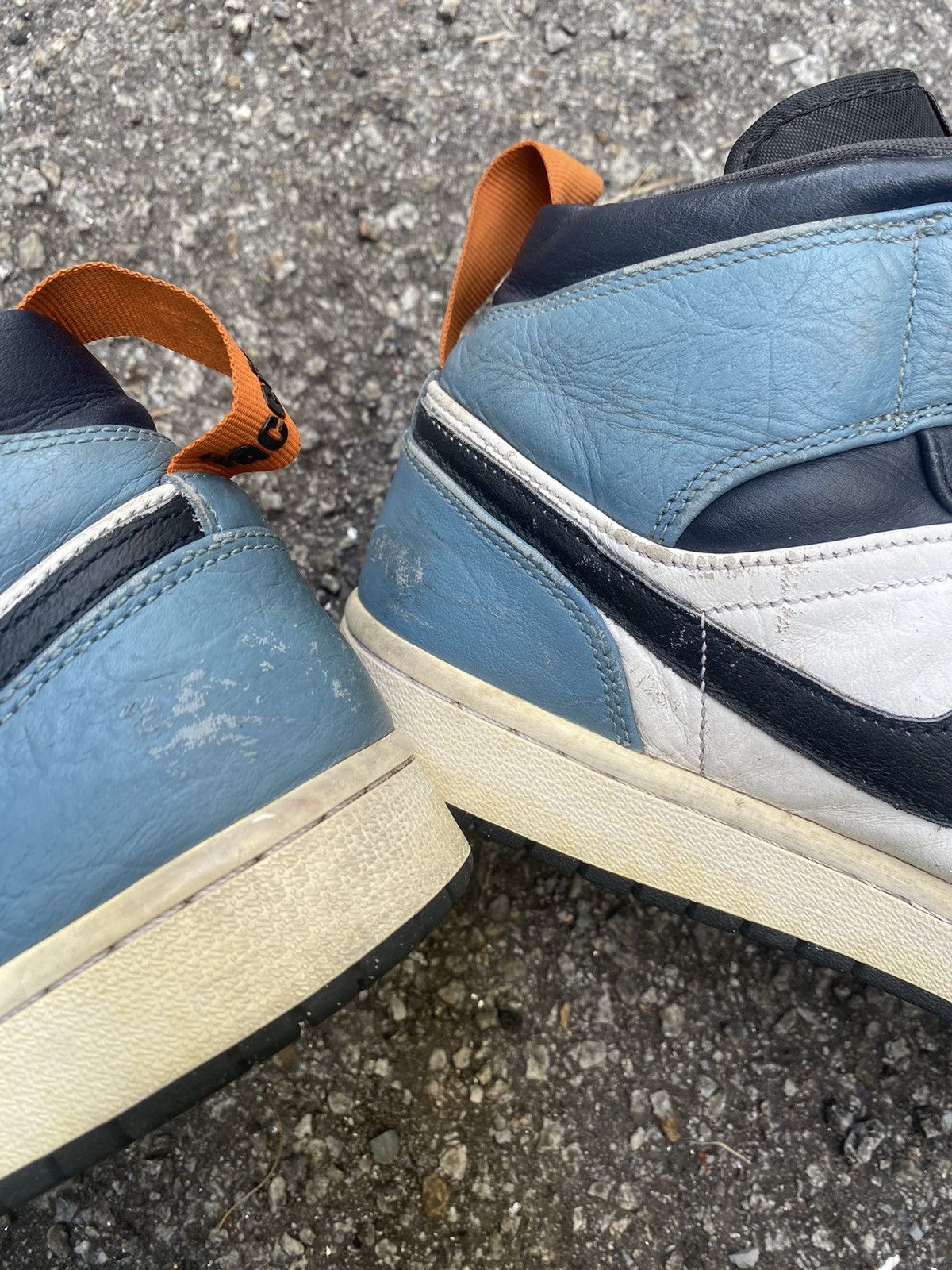 Facetasm × Jordan Brand × Nike Air Jordan 1 Mid Fearless Facetasm Size US 11 / EU 44 - 9 Thumbnail