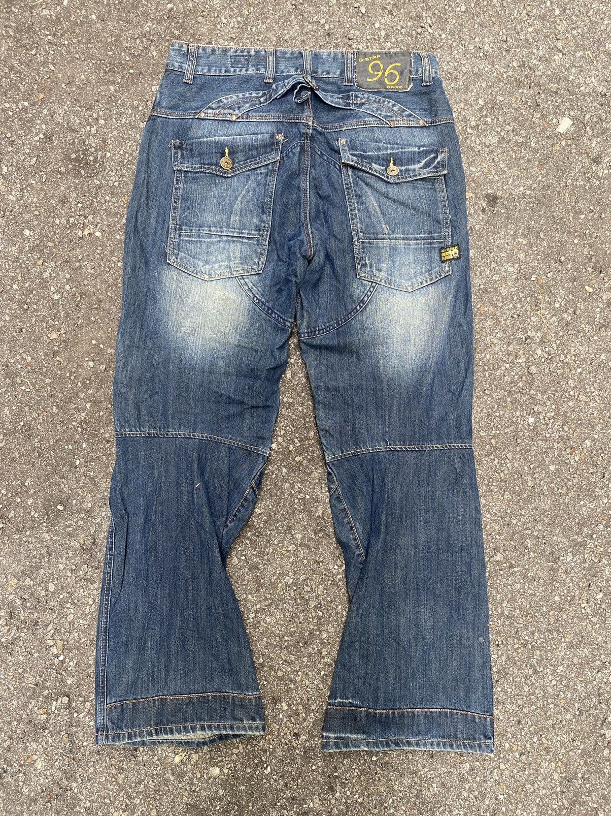 G-Star Vintage G-Star Raw Elwood Cargo Jeans Size US 34 / EU 50 - 2 Thumbnail