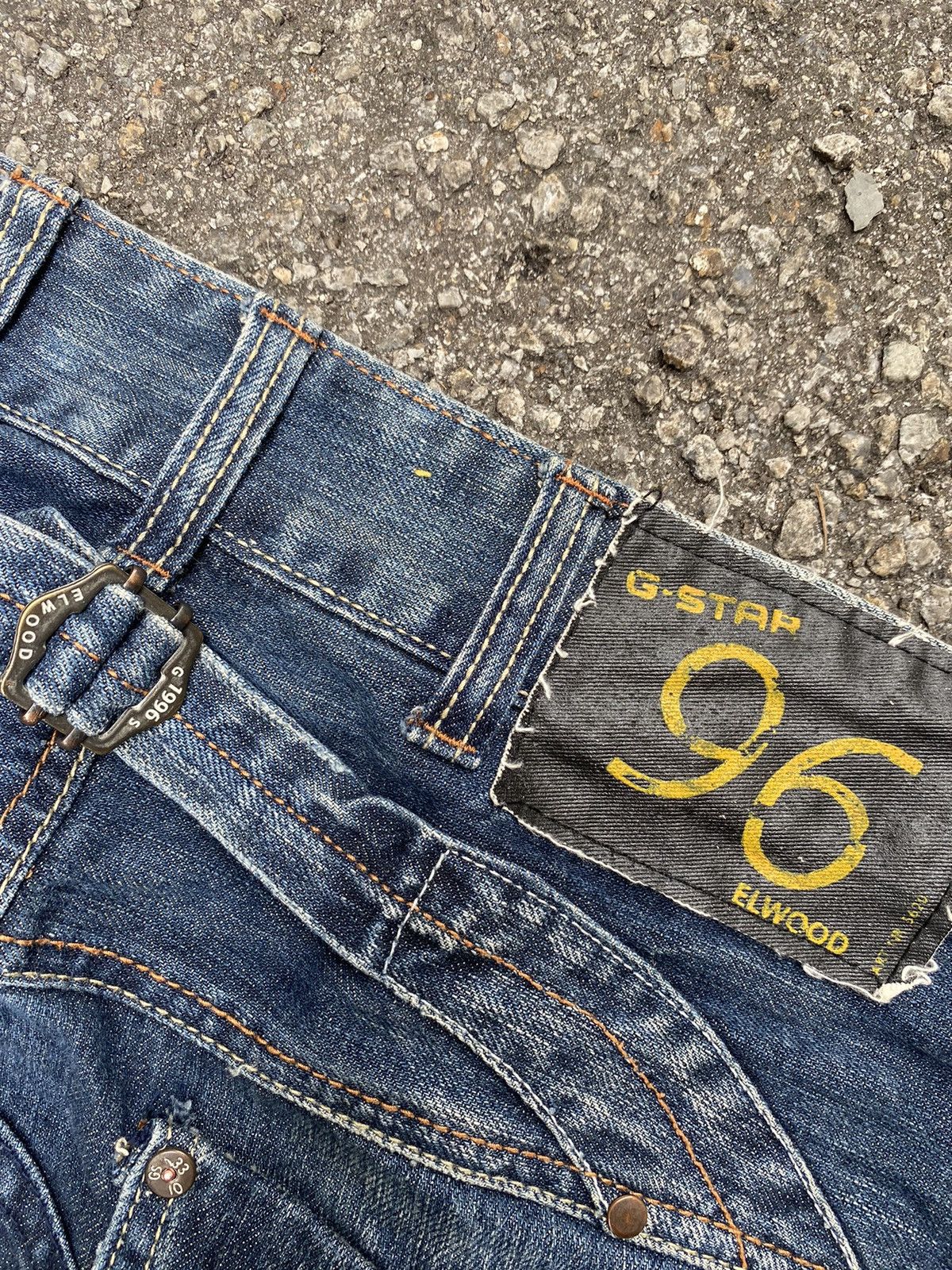 G-Star Vintage G-Star Raw Elwood Cargo Jeans Size US 34 / EU 50 - 8 Thumbnail