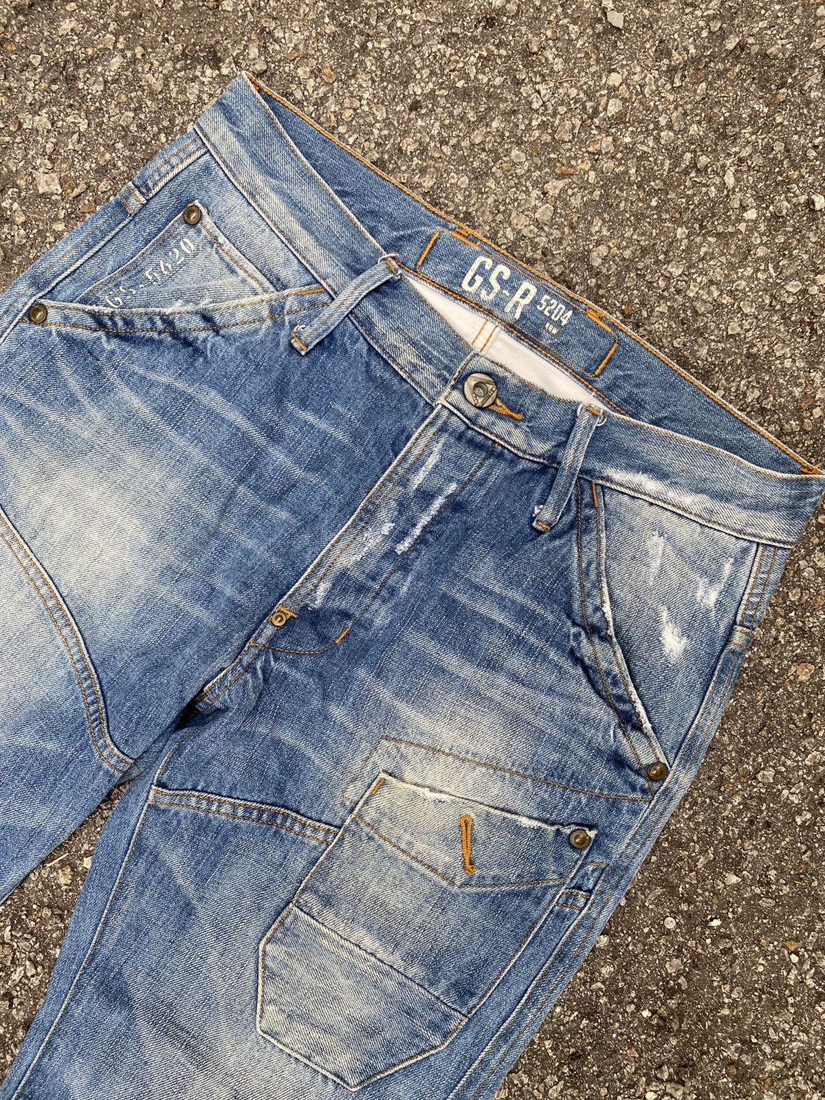 G-Star × Hysteric Glamour G-Star 5204 Denim Faded Jeans Size US 31 - 4 Thumbnail