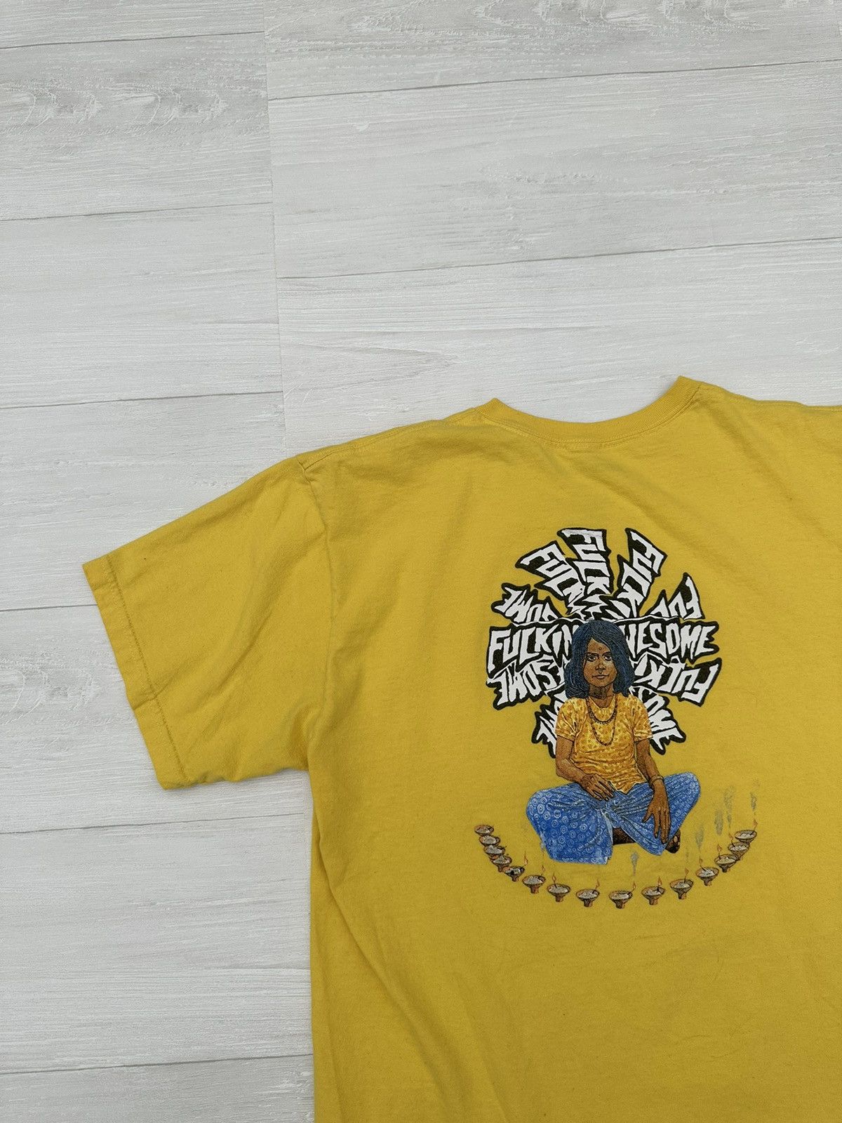 Fucking Awesome RARE Fucking Awesome Yellow Snake Charmer Tee Sz. Large Size US L / EU 52-54 / 3 - 1 Thumbnail