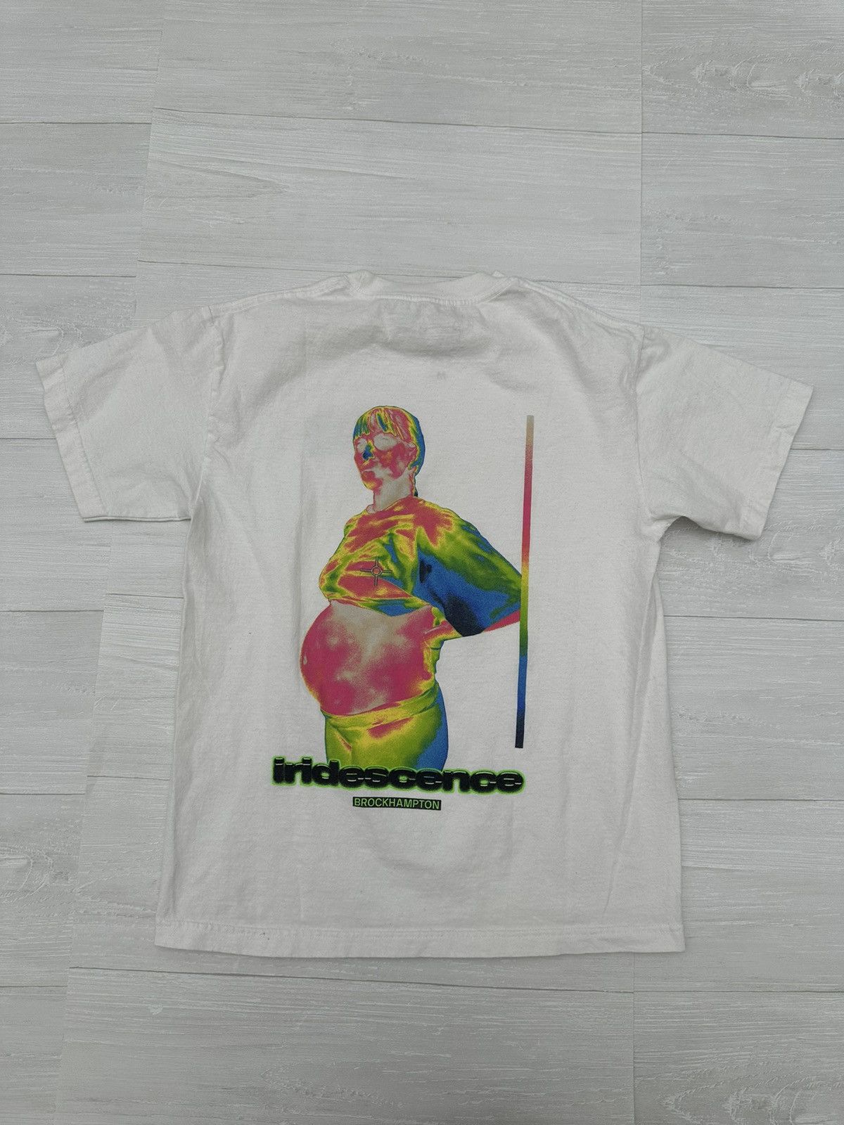 Brockhampton Brockhampton Iridescent Woman Thermal Logo Tee White Size US M / EU 48-50 / 2 - 1 Thumbnail