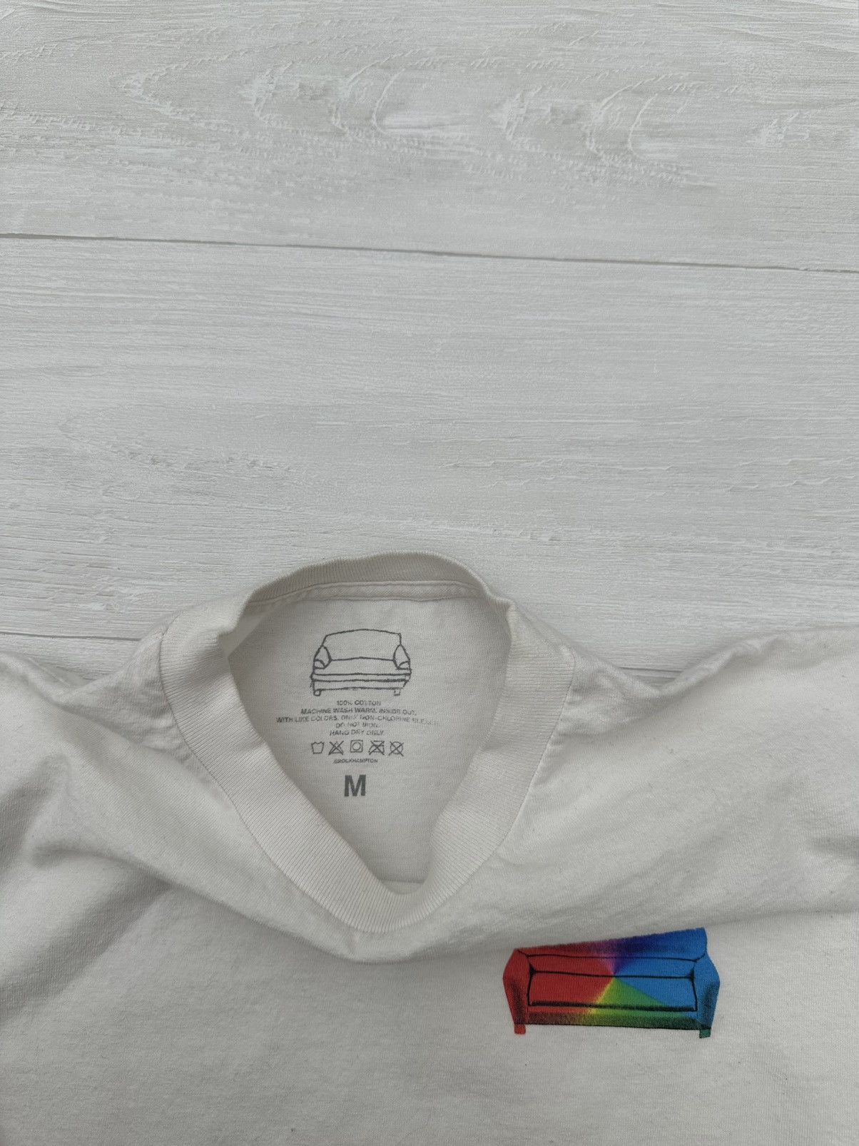 Brockhampton Brockhampton Iridescent Woman Thermal Logo Tee White Size US M / EU 48-50 / 2 - 4 Thumbnail