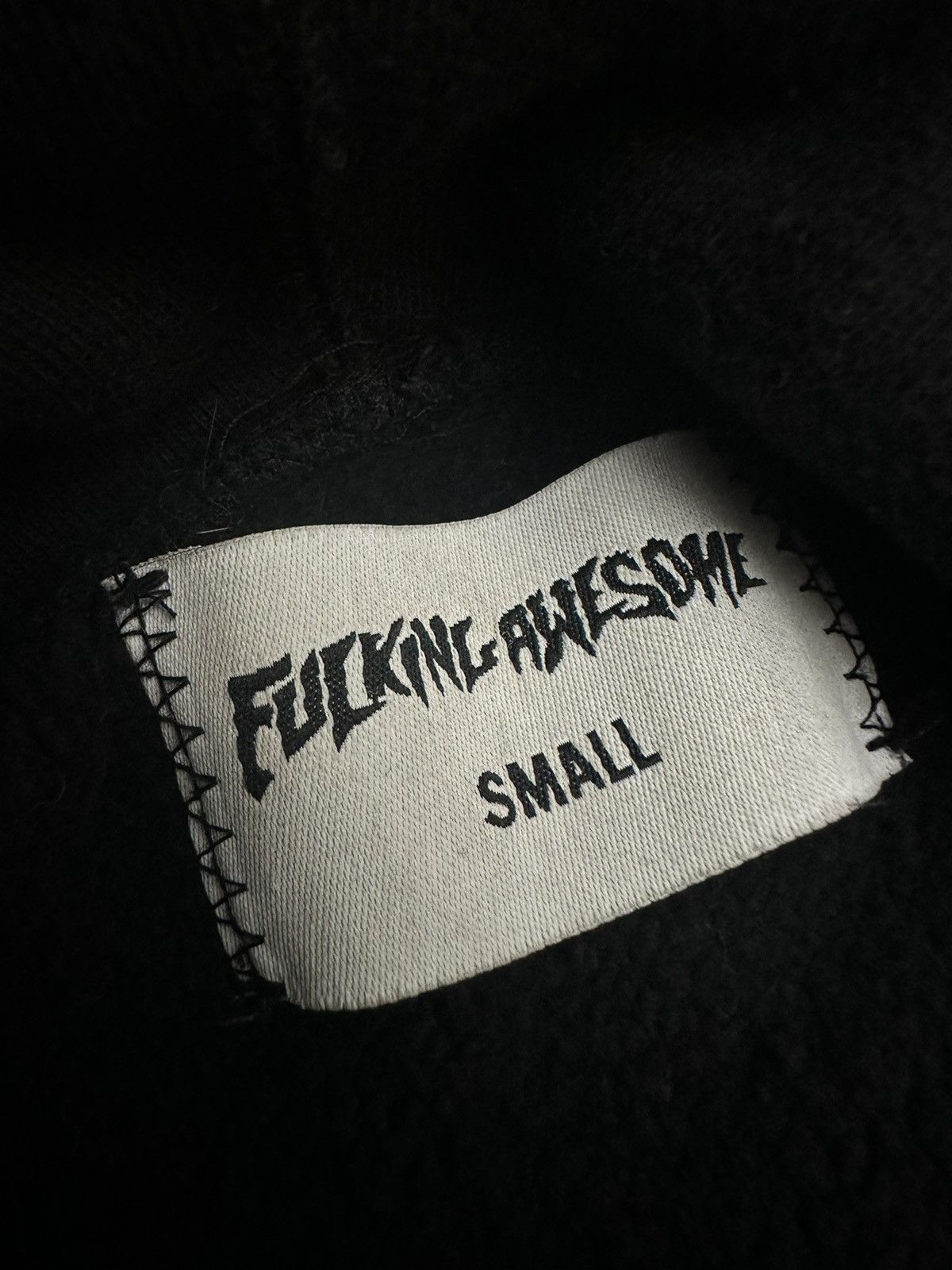 Fucking Awesome Fucking Awesome Black Logo Hoodie Sz. Small FA Size US S / EU 44-46 / 1 - 4 Thumbnail