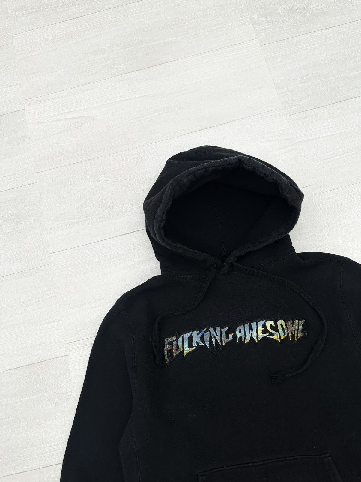 Fucking Awesome Fucking Awesome Black Logo Hoodie Sz. Small FA Size US S / EU 44-46 / 1 - 2 Thumbnail