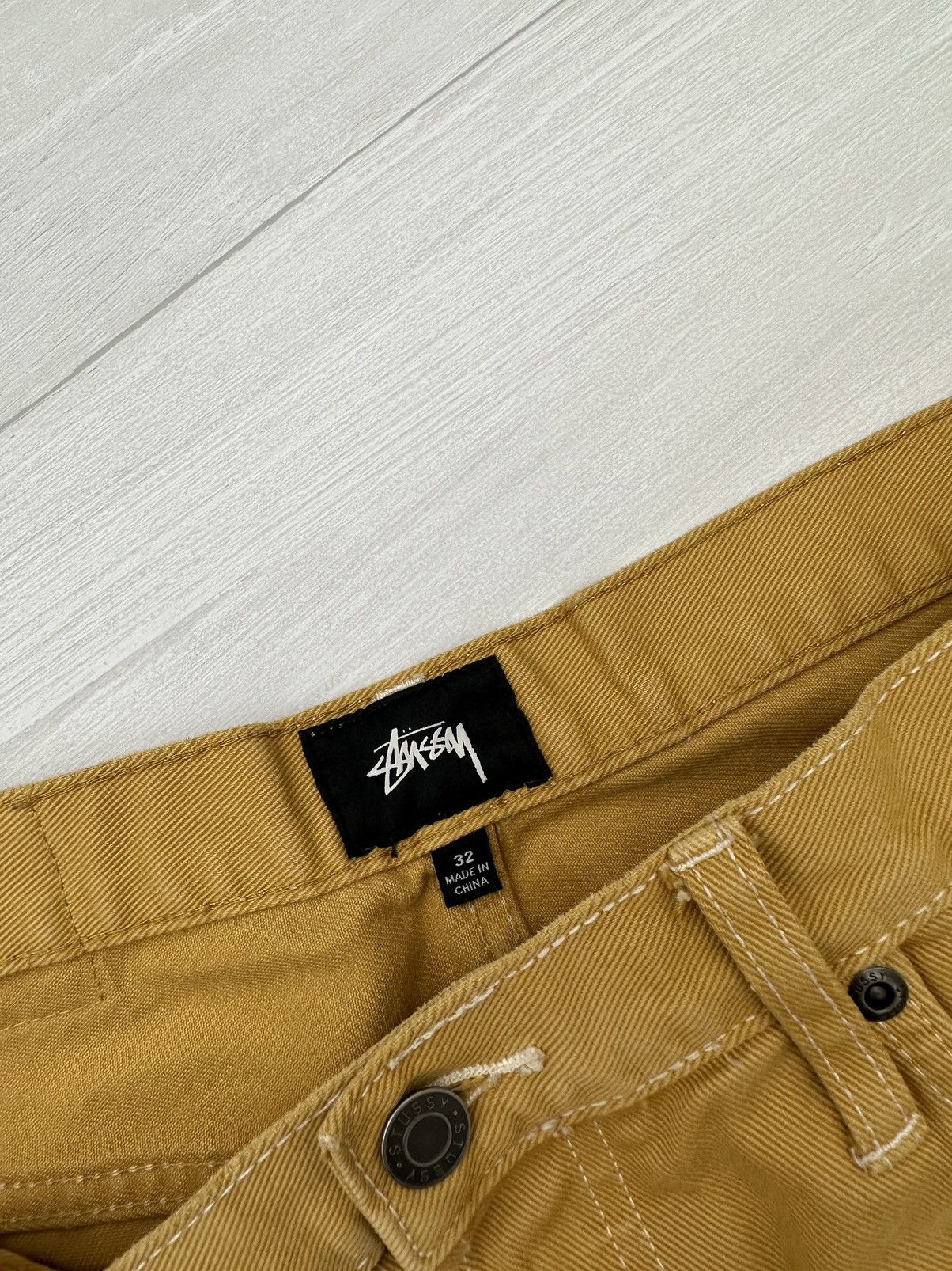 Stussy Stussy Big Ol' Yellow Denim Jeans Sz. 32 Size US 32 / EU 48 - 5 Thumbnail
