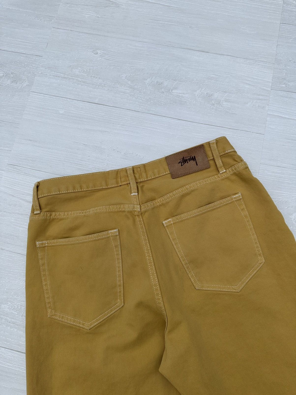 Stussy Stussy Big Ol' Yellow Denim Jeans Sz. 32 Size US 32 / EU 48 - 3 Thumbnail