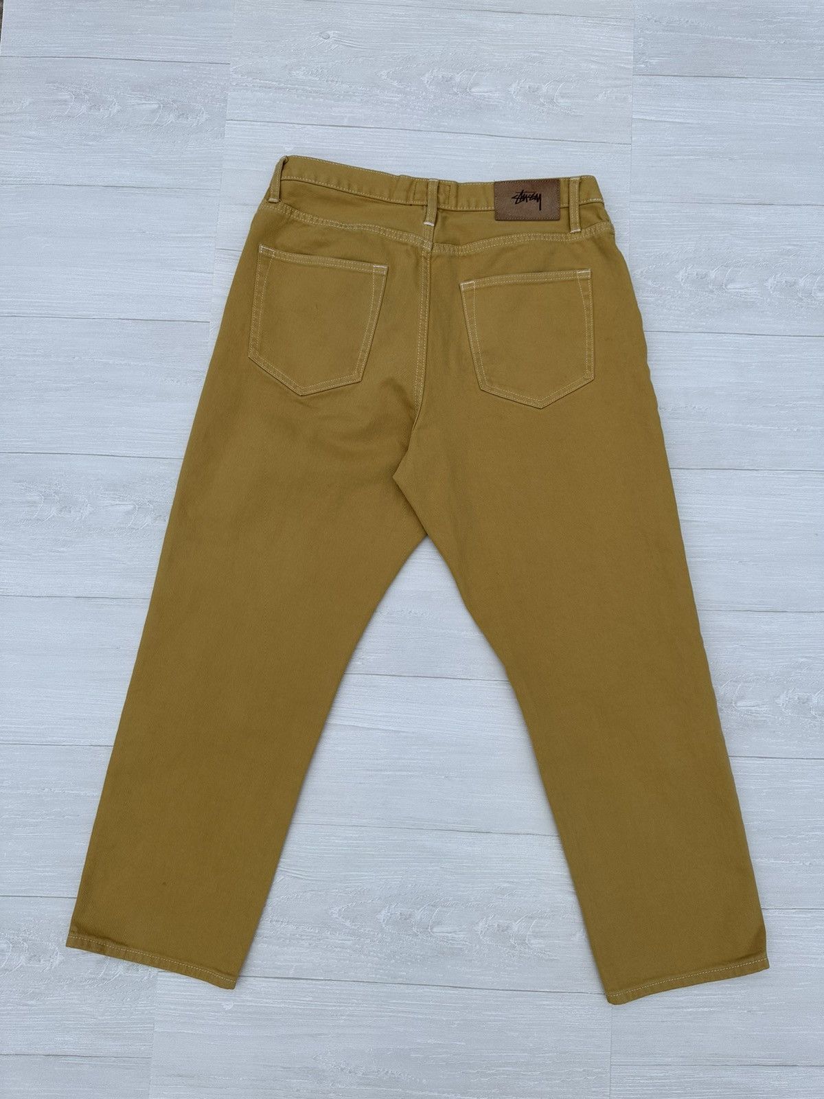 Stussy Stussy Big Ol' Yellow Denim Jeans Sz. 32 Size US 32 / EU 48 - 1 Thumbnail