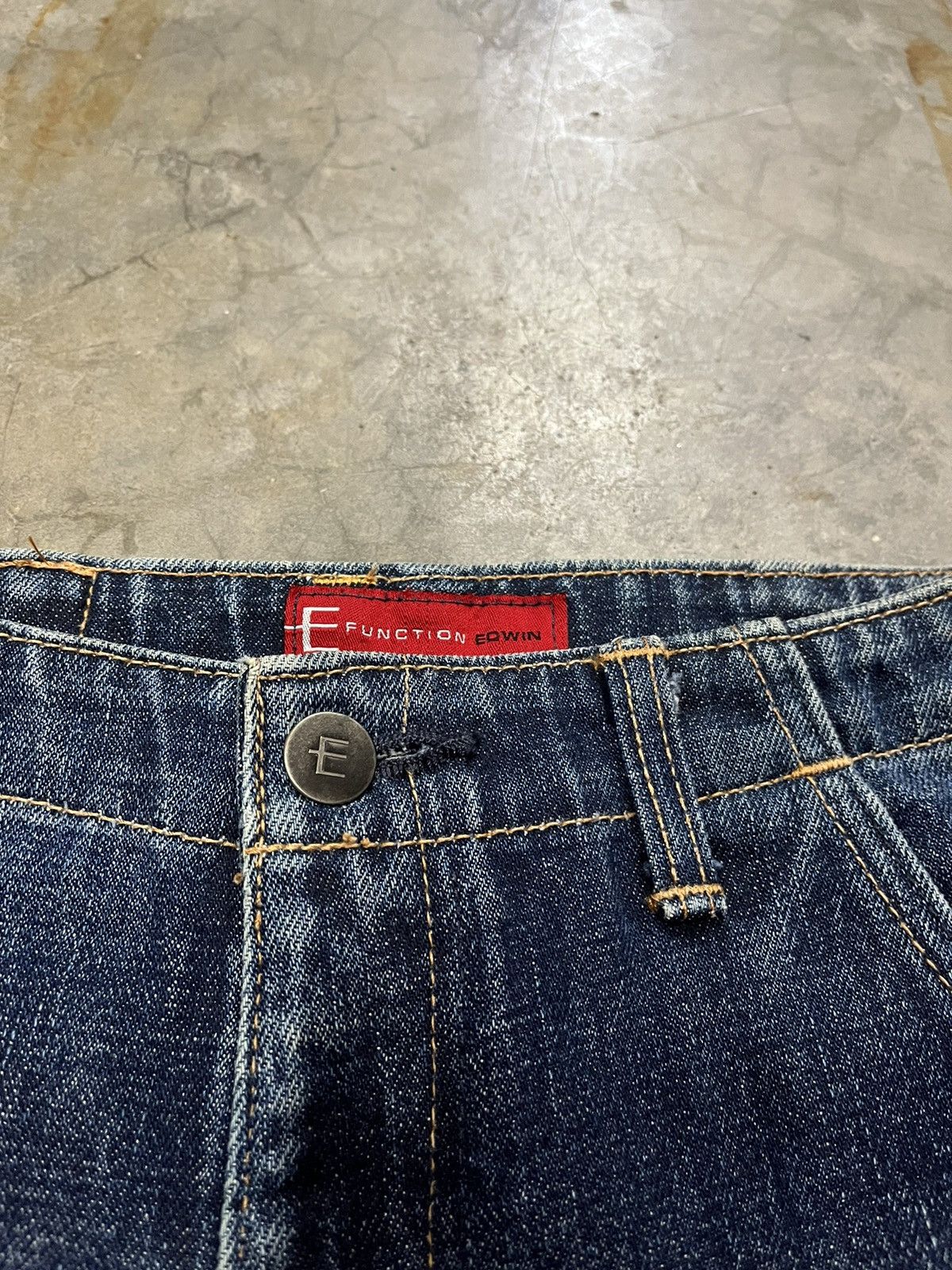 Edwin × Japanese Brand Flare Jeans Vintage Edwin E Function bootcut Wide Leg Size US 27 - 6 Thumbnail