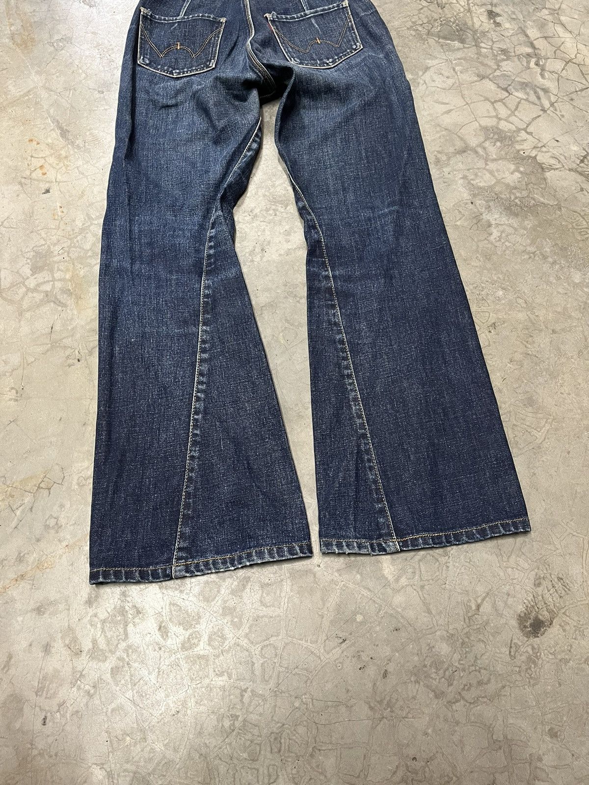 Edwin × Japanese Brand Flare Jeans Vintage Edwin E Function bootcut Wide Leg Size US 27 - 13 Thumbnail