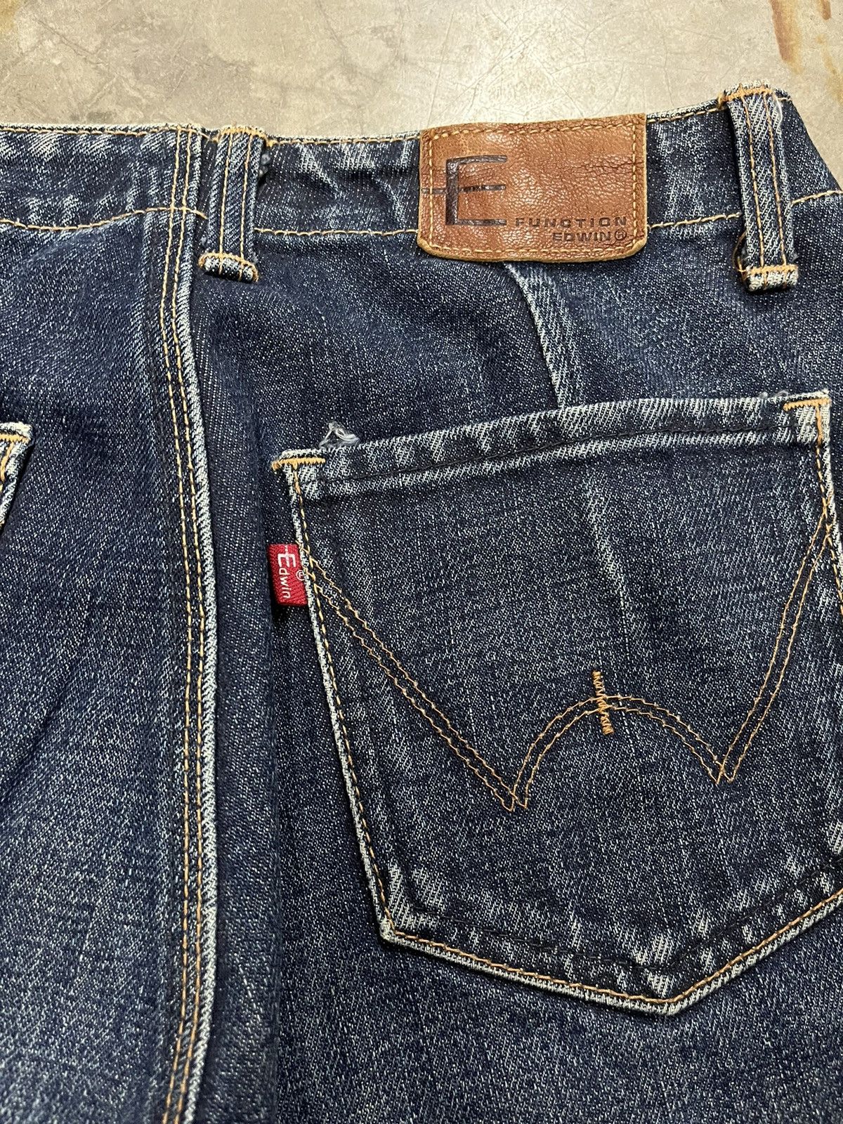Edwin × Japanese Brand Flare Jeans Vintage Edwin E Function bootcut Wide Leg Size US 27 - 11 Thumbnail