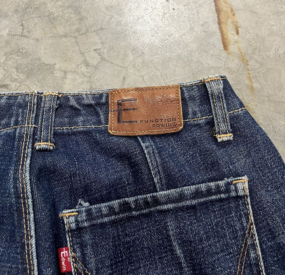 Edwin × Japanese Brand Flare Jeans Vintage Edwin E Function bootcut Wide Leg Size US 27 - 10 Thumbnail