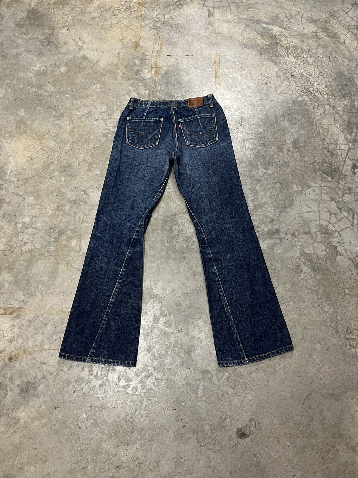 Edwin × Japanese Brand Flare Jeans Vintage Edwin E Function bootcut Wide Leg Size US 27 - 4 Thumbnail