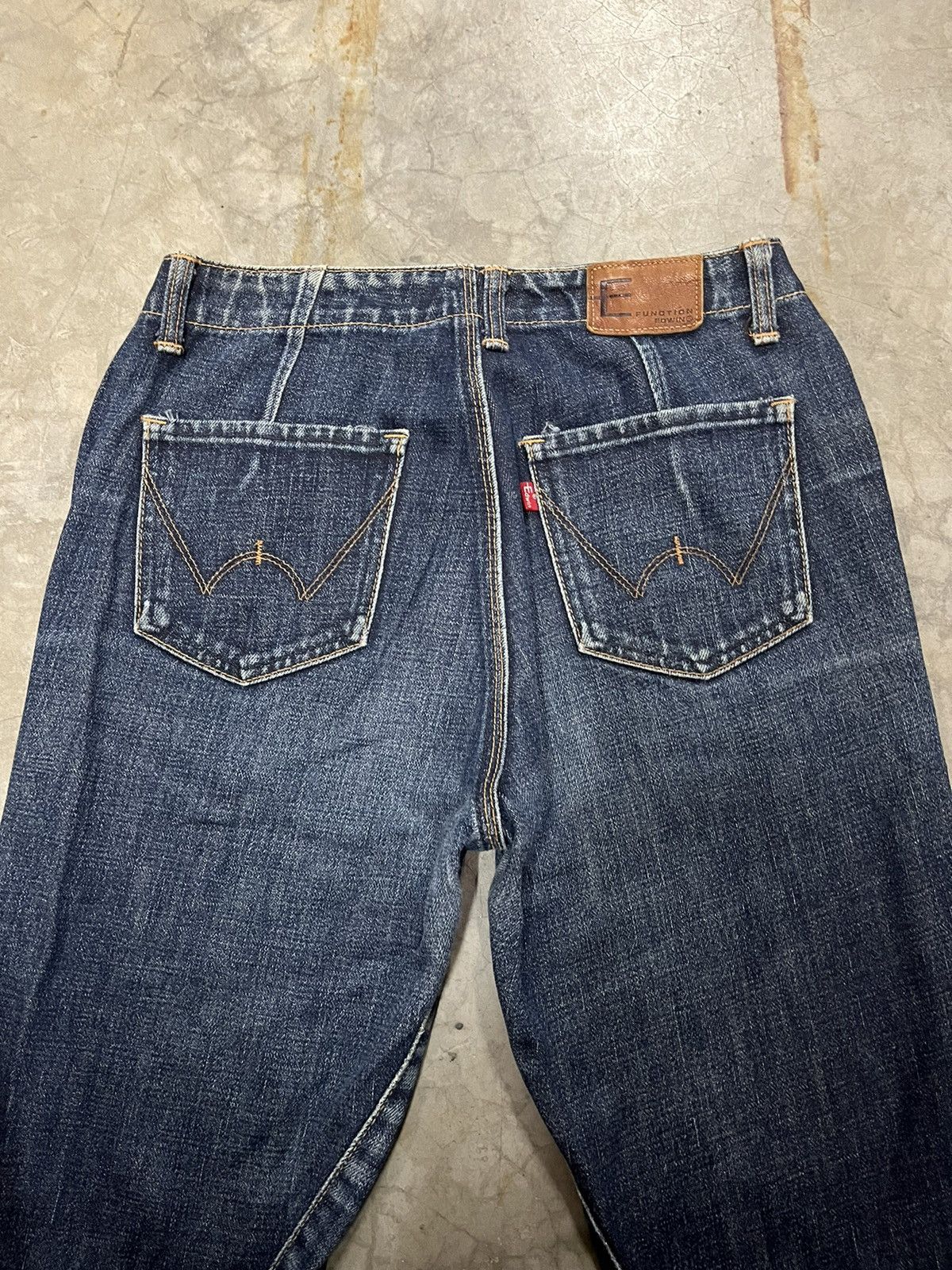 Edwin × Japanese Brand Flare Jeans Vintage Edwin E Function bootcut Wide Leg Size US 27 - 12 Thumbnail