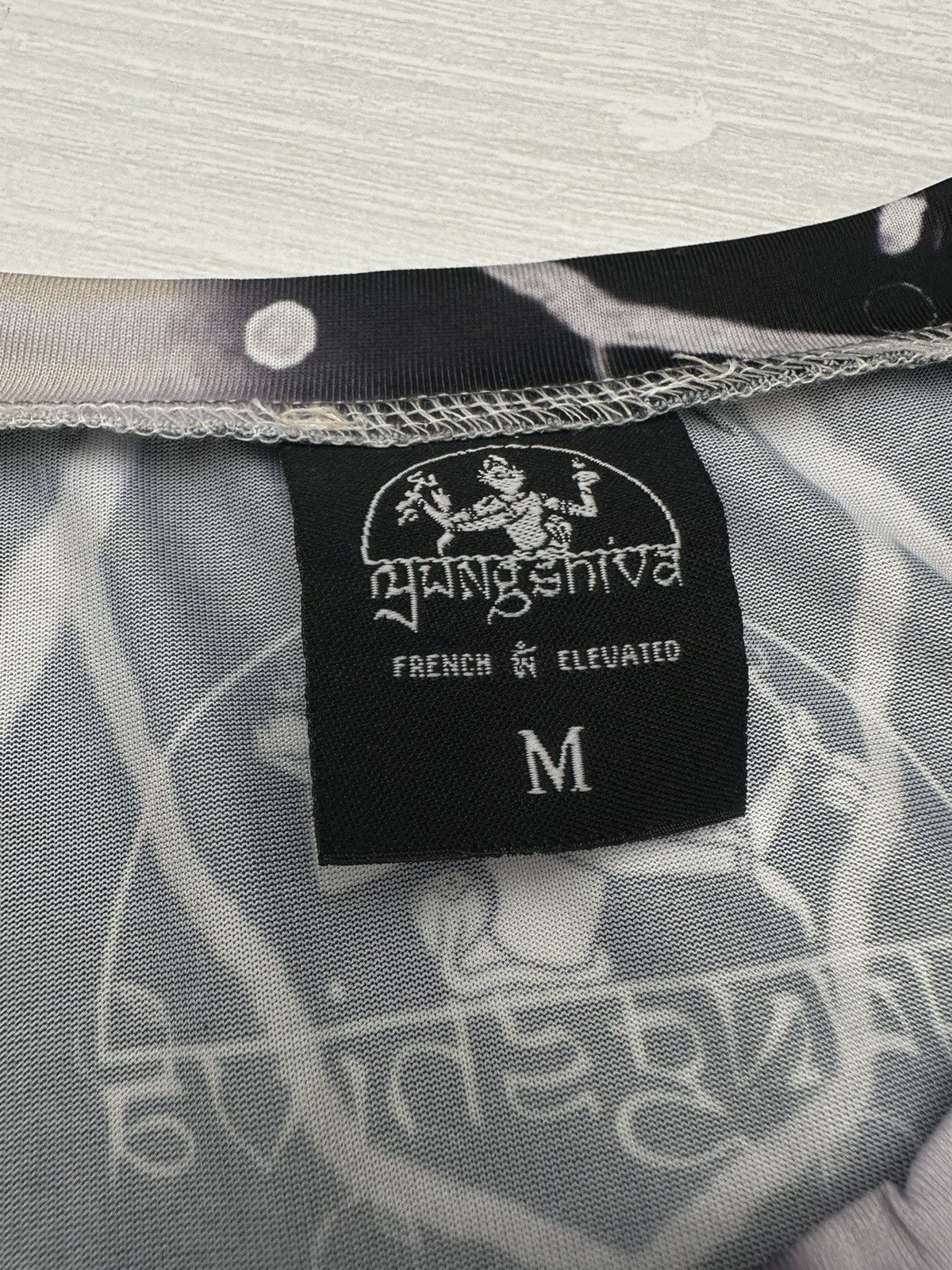 Xavier Wulf / Hollow Squad RARE Xavier Wulf x Yung Shiva Lightning Thunder Jersey Tee Size US M / EU 48-50 / 2 - 6 Thumbnail