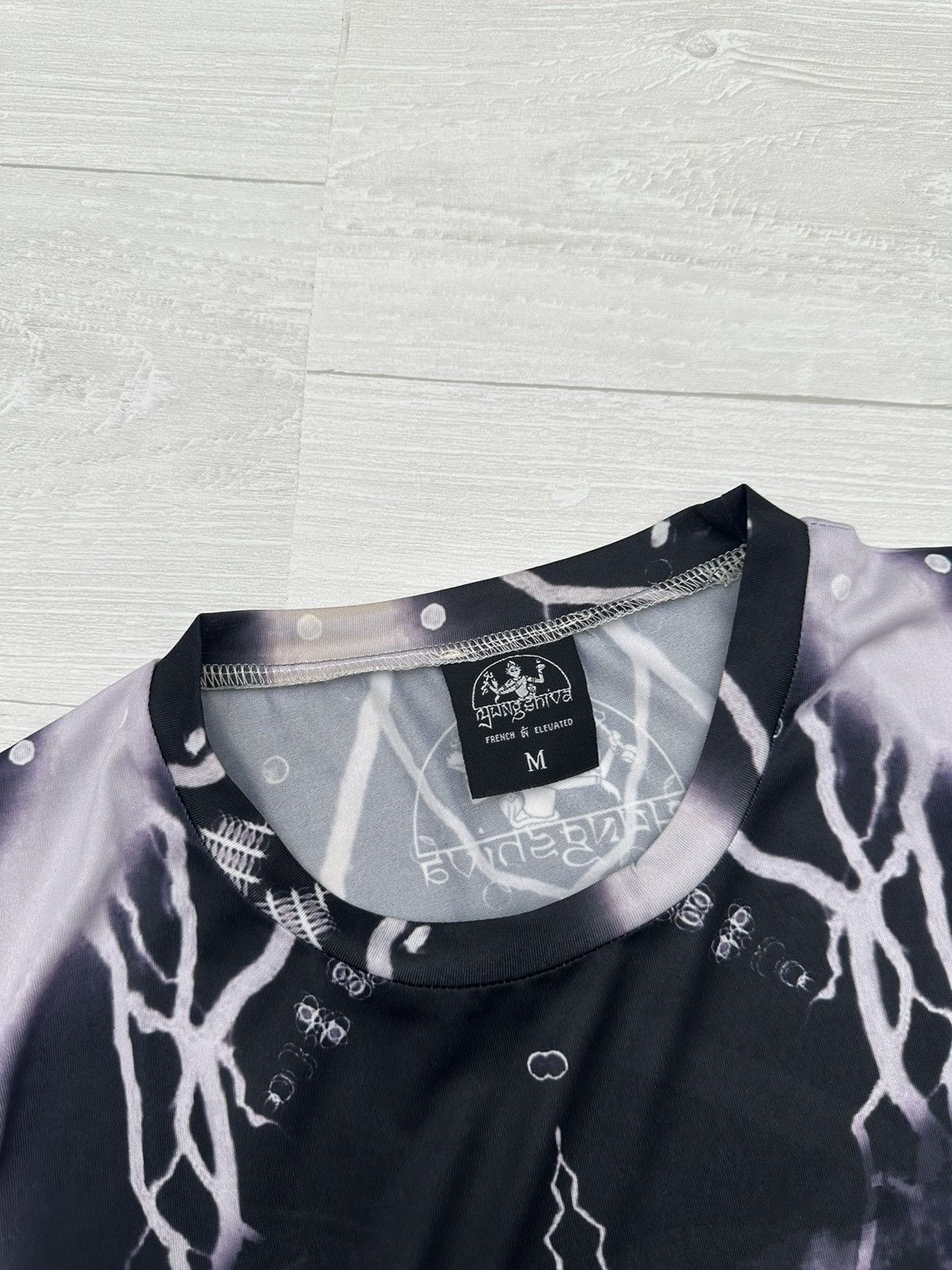 Xavier Wulf / Hollow Squad RARE Xavier Wulf x Yung Shiva Lightning Thunder Jersey Tee Size US M / EU 48-50 / 2 - 5 Thumbnail