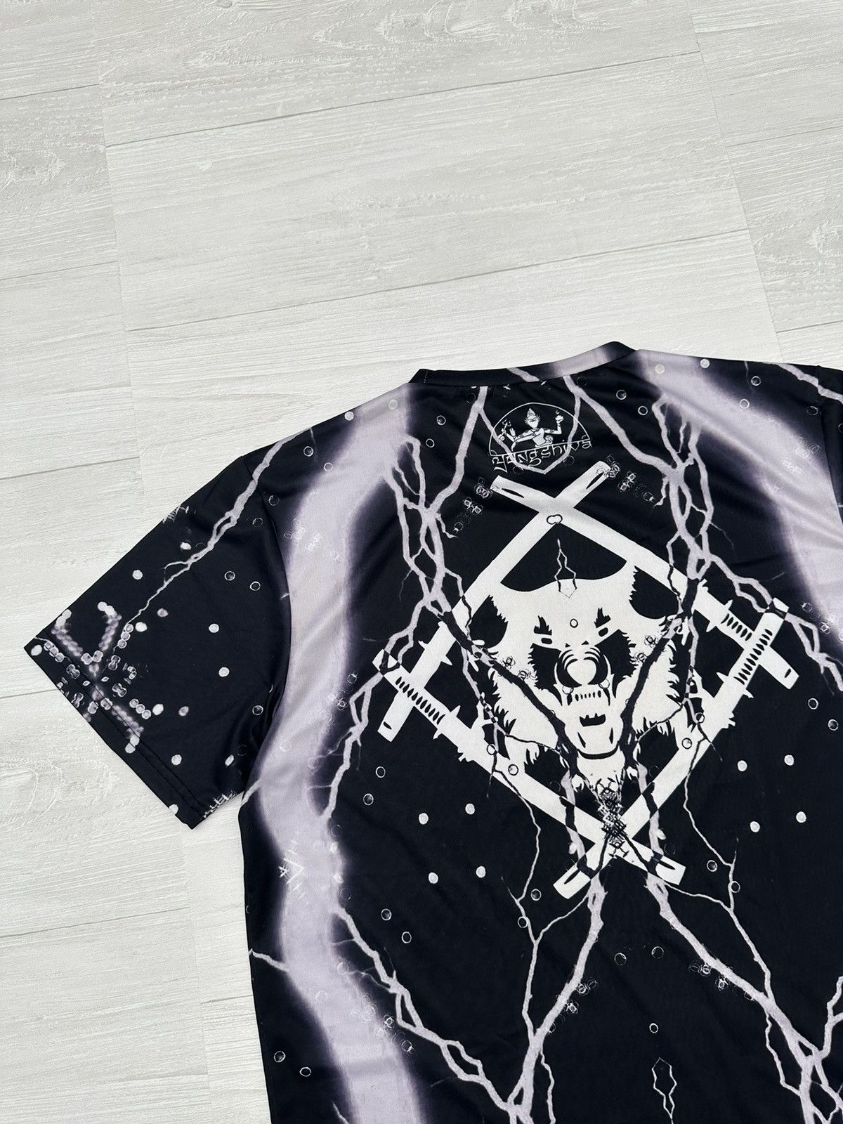 Xavier Wulf / Hollow Squad RARE Xavier Wulf x Yung Shiva Lightning Thunder Jersey Tee Size US M / EU 48-50 / 2 - 3 Thumbnail