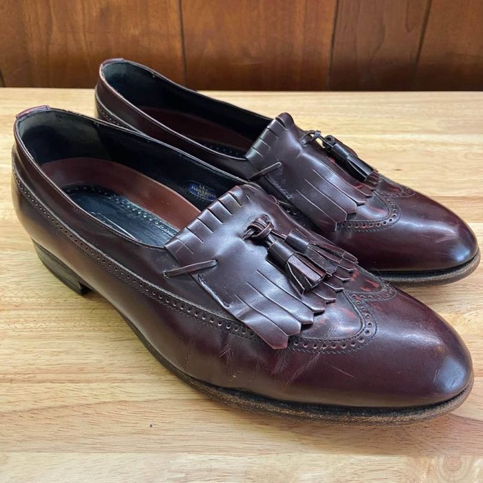 Florsheim 70’s Vintage Burgundy Tassel Loafers By Florsheim | Grailed