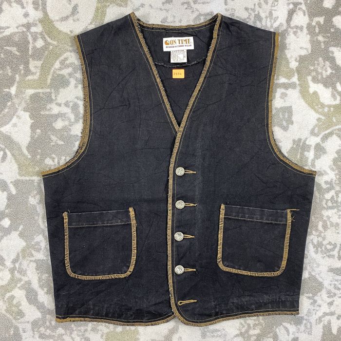 Vintage Vintage On Time Vest Jacket- J234 | Grailed