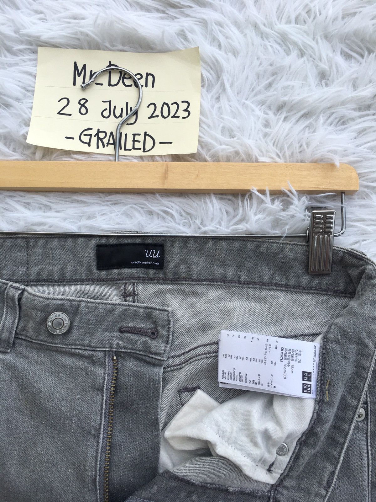 Jun Takahashi Rare Undercover Uniqlo Jeans Size US 31 - 12 Thumbnail