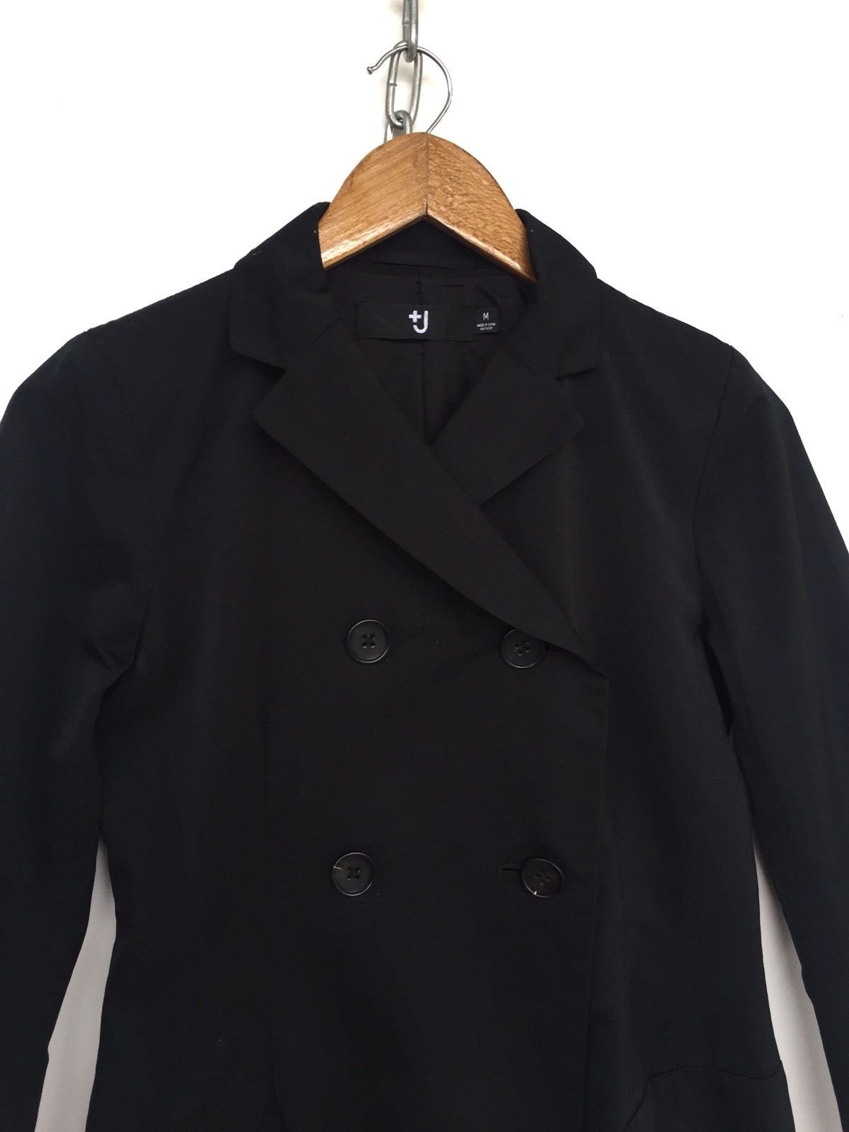 Jil Sander Collaboration Uniqlo Black Polyester Blend Long Light Jacket Size M / US 6-8 / IT 42-44 - 3 Thumbnail