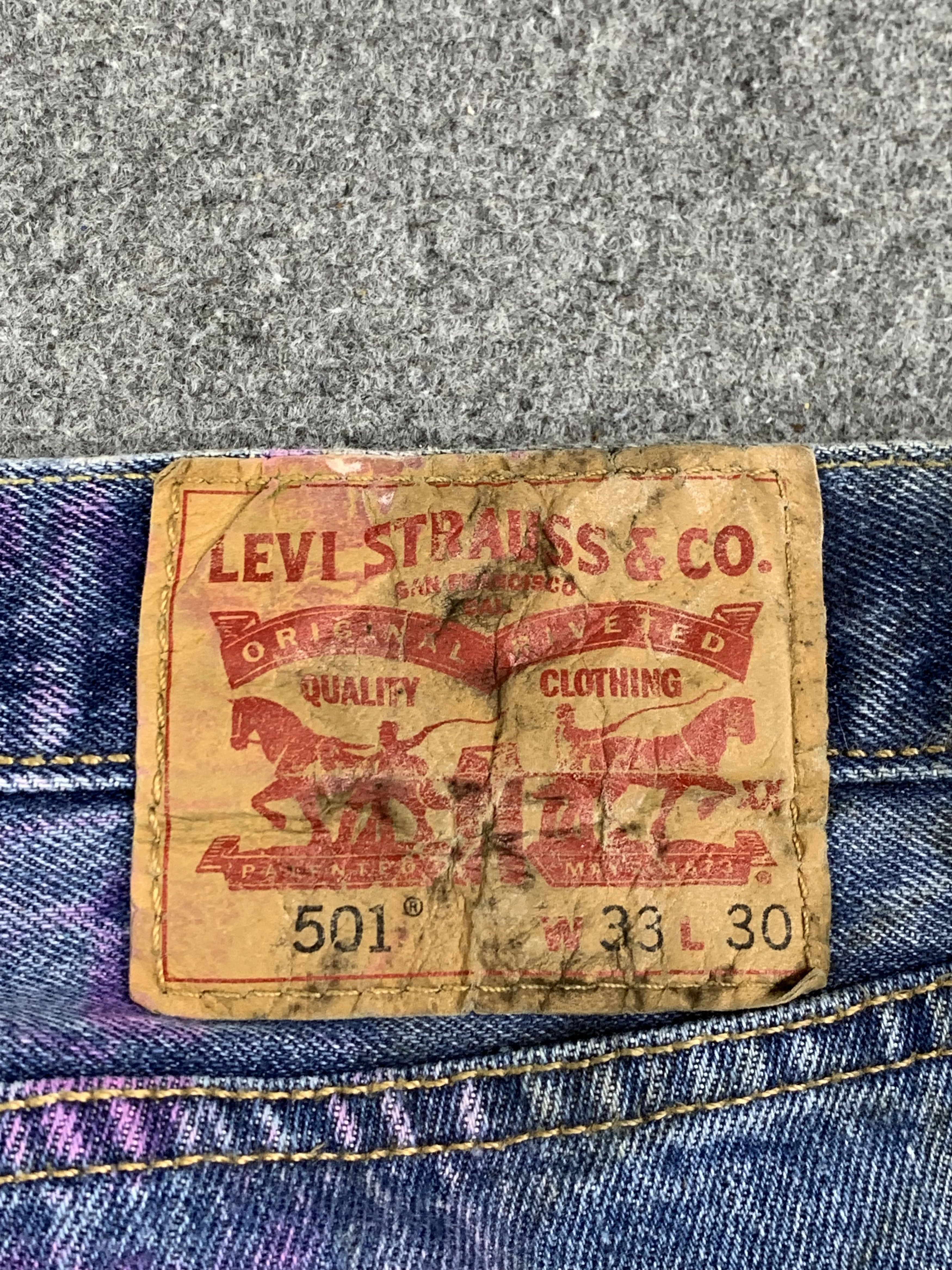 Levi's × Vintage Vintage Levis 501 Faded Blue Jeans Size US 35 - 5 Thumbnail