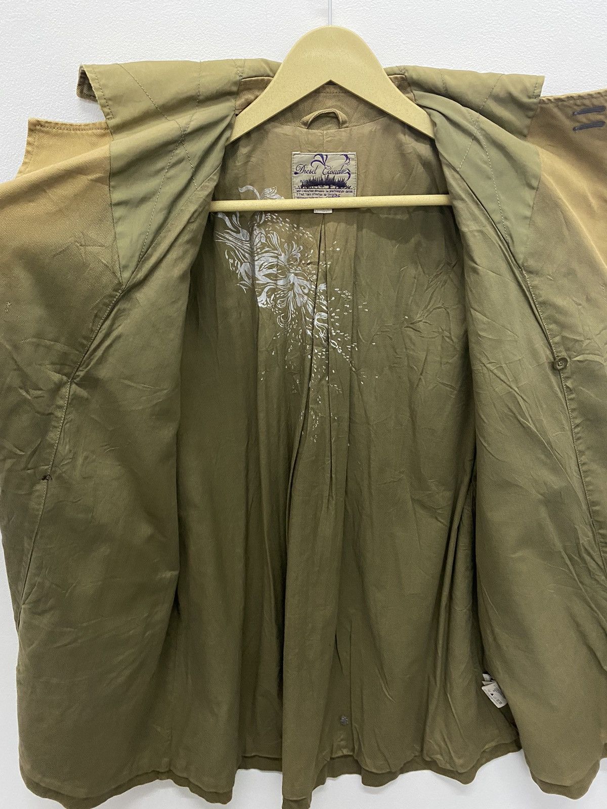 Diesel Vintage Diesel Coudroy Trench Coat jacket military style Size US S / EU 44-46 / 1 - 9 Thumbnail