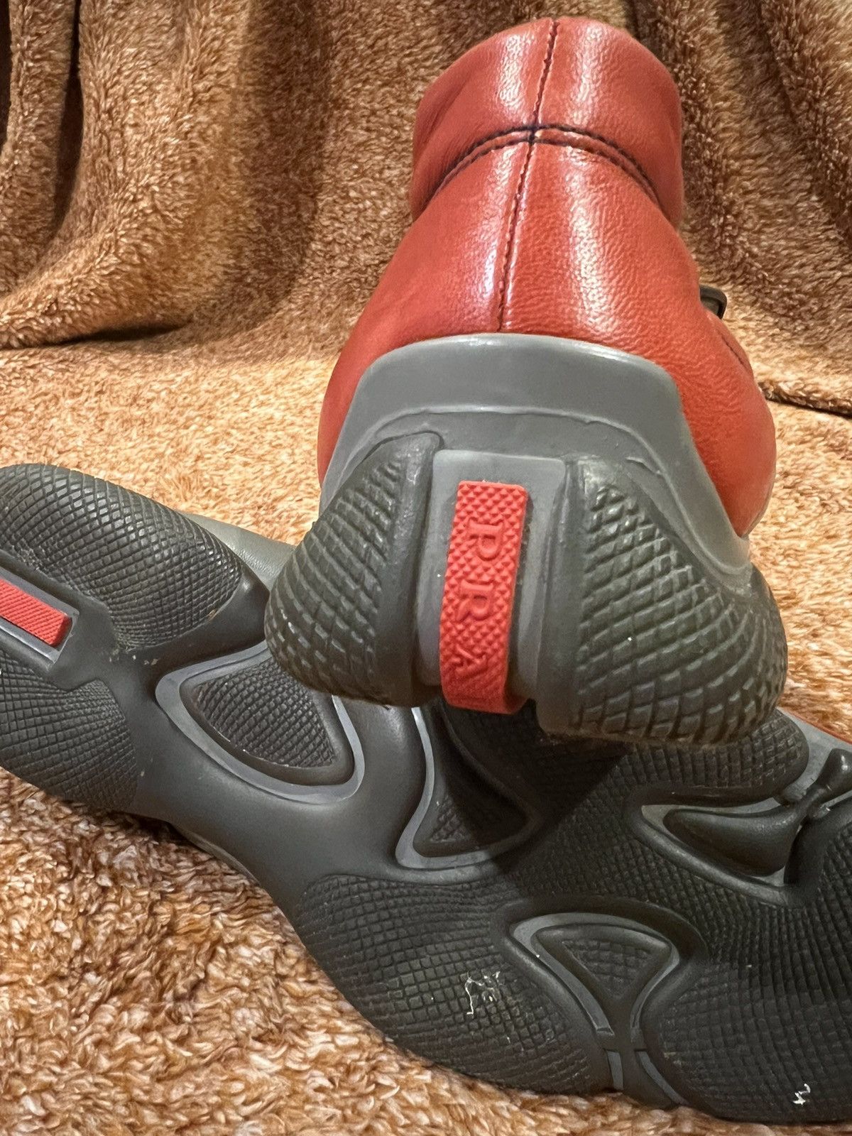 Prada × Vintage Vintage Prada Flat Shoes Semi Leather Size 40 Size US 9.5 / EU 42-43 - 7 Thumbnail