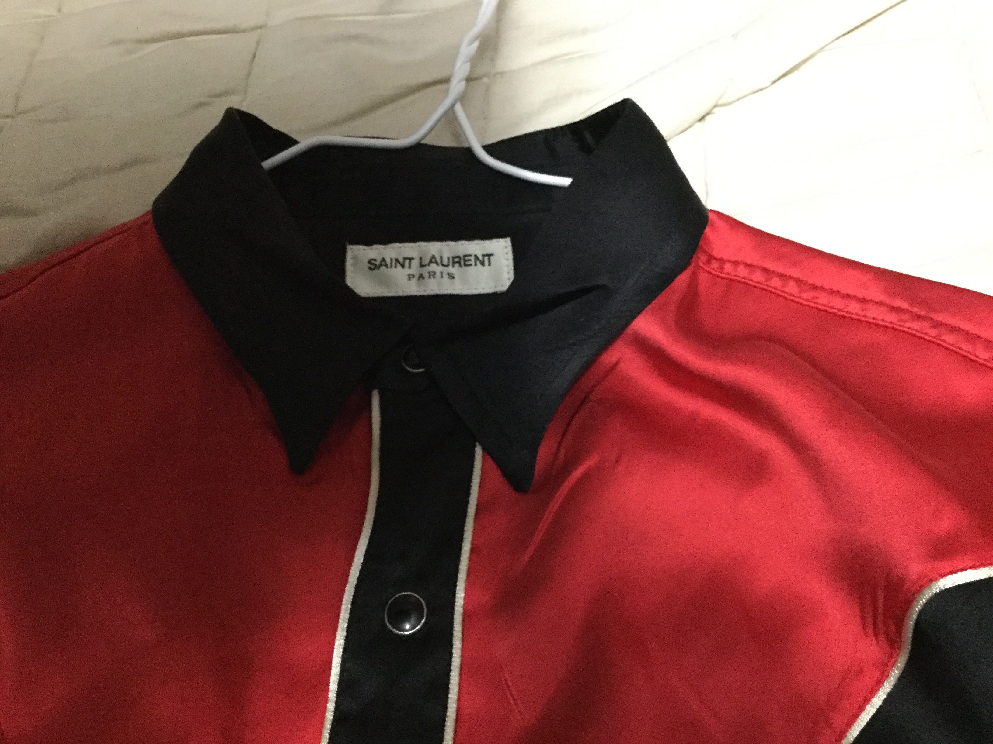 Saint Laurent Paris Silk western shirt Size US XL / EU 56 / 4 - 3 Thumbnail
