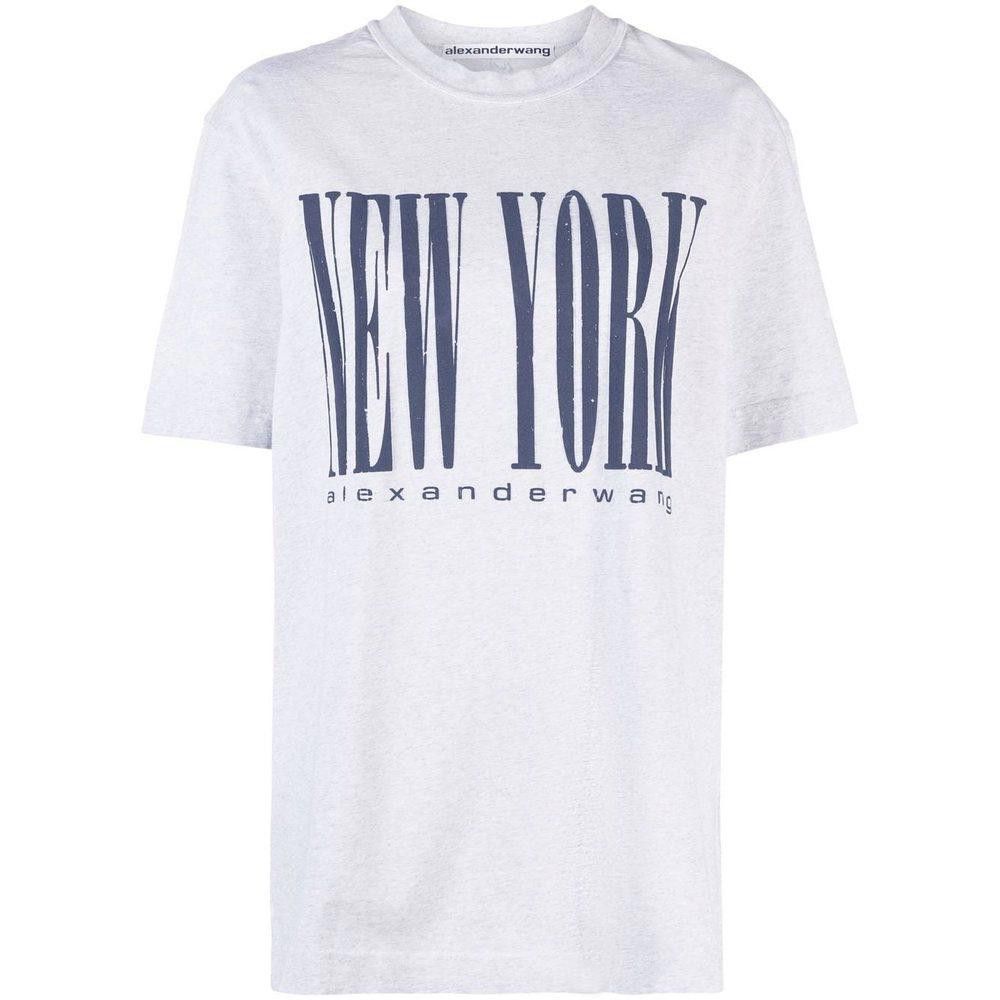 ALEXANDER WANG LOGO T-SHIRT SIZE M