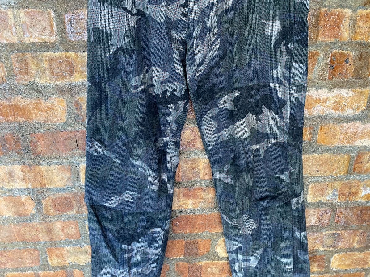 CABANE de ZUCCa × Final Home × Issey Miyake Vtg Zucca Camo check casual pants Size US 32 / EU 48 - 4 Thumbnail