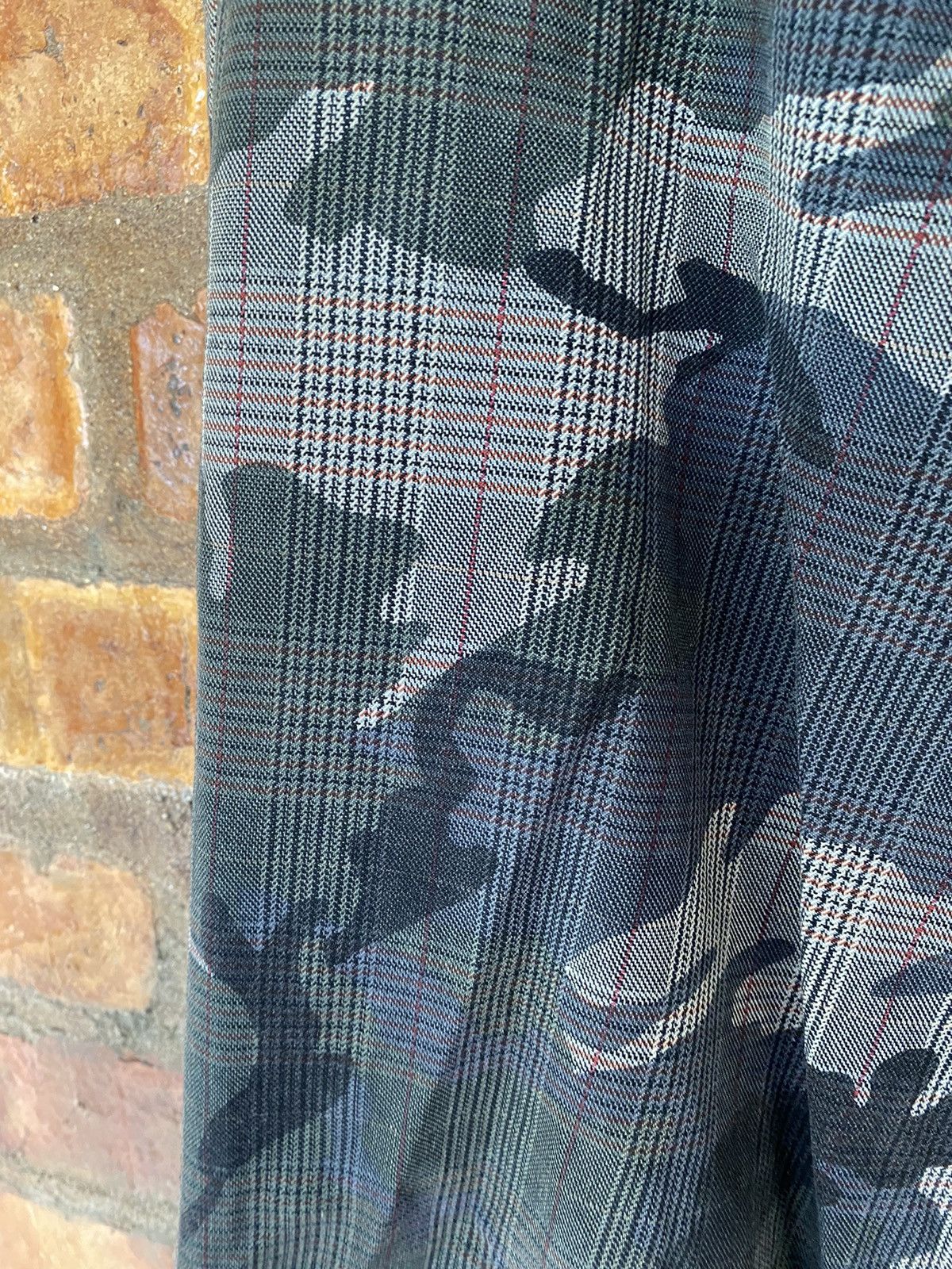 CABANE de ZUCCa × Final Home × Issey Miyake Vtg Zucca Camo check casual pants Size US 32 / EU 48 - 10 Thumbnail