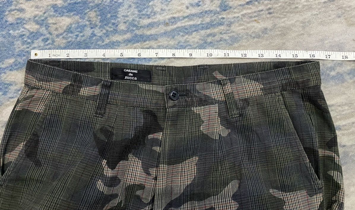 CABANE de ZUCCa × Final Home × Issey Miyake Vtg Zucca Camo check casual pants Size US 32 / EU 48 - 16 Thumbnail