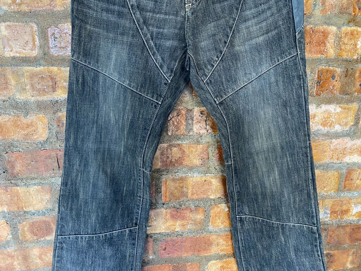 L7 Real Hip Leather trim Pocket Lace pocket hagi pants Size US 31 - 4 Thumbnail