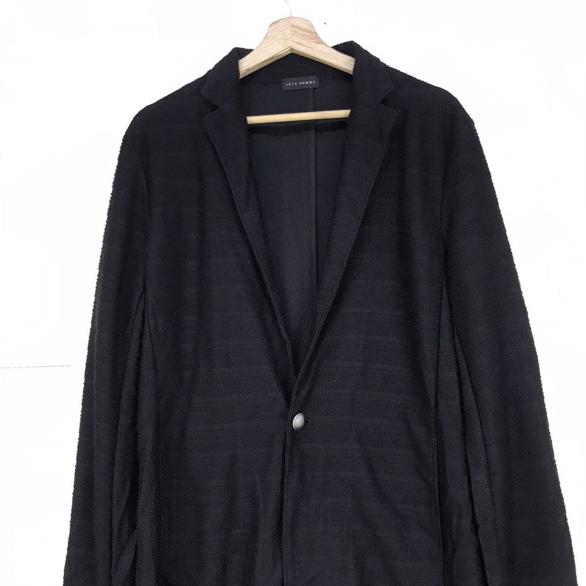 Japanese Brand × Tete Homme Tete Homme Linen Inspired Long Cardigan Size US S / EU 44-46 / 1 - 4 Thumbnail