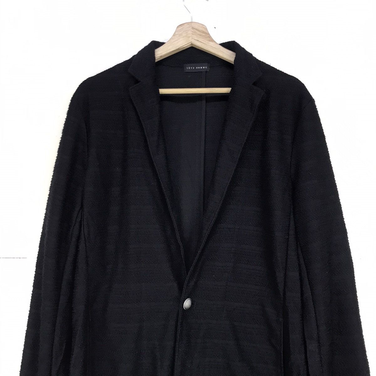 Japanese Brand × Tete Homme Tete Homme Linen Inspired Long Cardigan Size US S / EU 44-46 / 1 - 3 Thumbnail