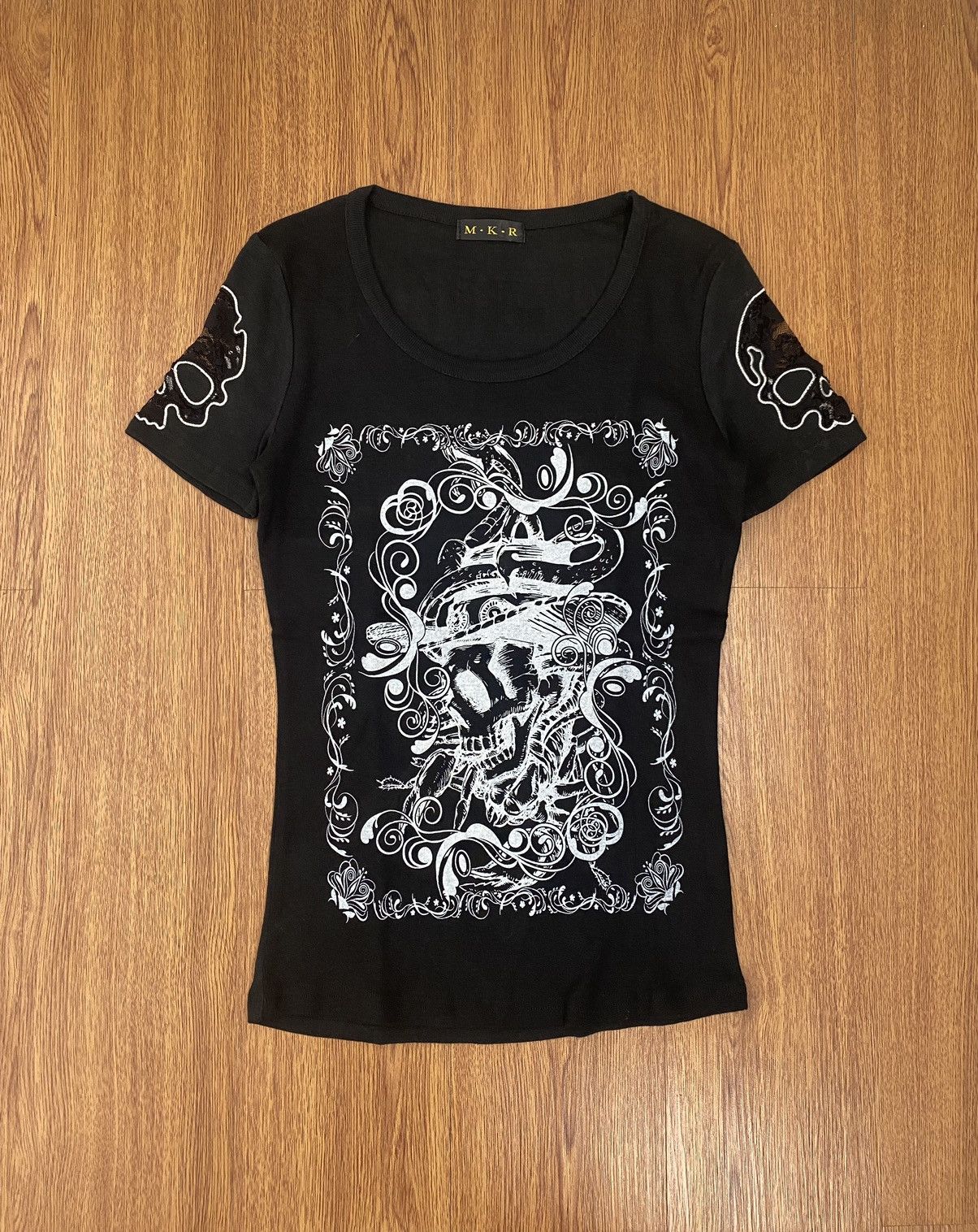 If Six Was Nine × Japanese Brand M.K.R Greenpoint skull t-shirt Size US S / EU 44-46 / 1 - 1 Thumbnail