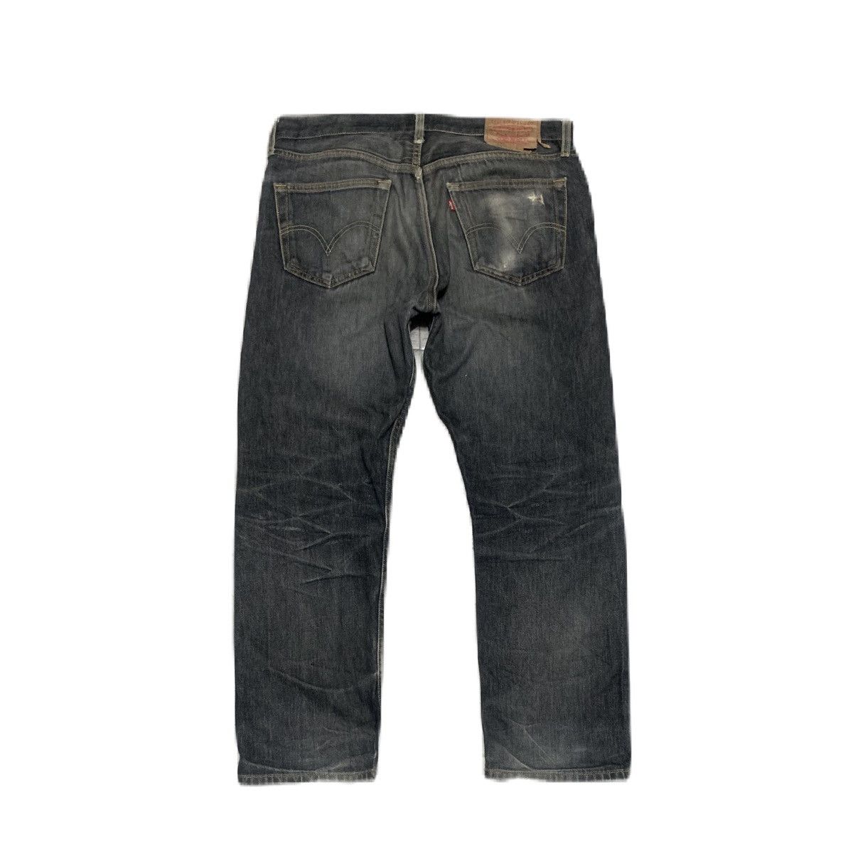 Levi's Vintage Levis 501 Faded Black Jeans Size US 35 - 2 Thumbnail