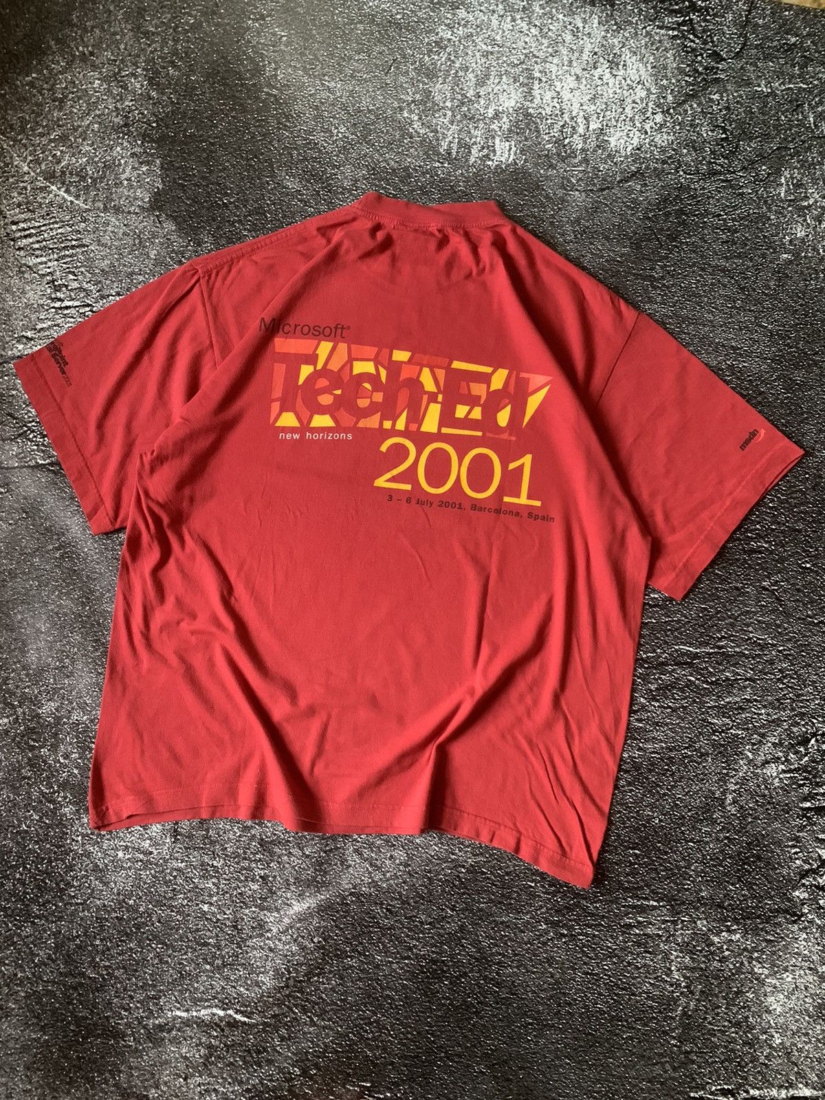 Microsoft Vintage 00s y2k Microsoft Tech-Ed New Horizons 2001 Tshirt Size US XL / EU 56 / 4 - 3 Thumbnail