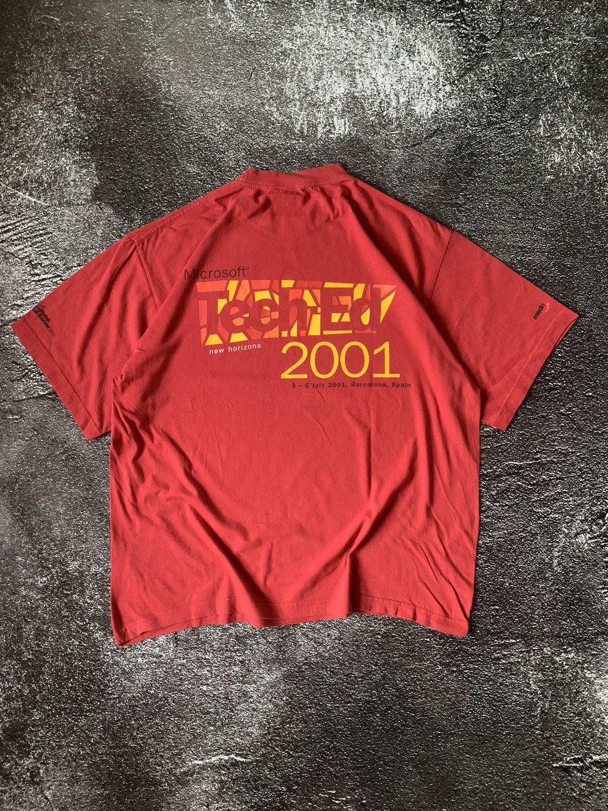 Microsoft Vintage 00s y2k Microsoft Tech-Ed New Horizons 2001 Tshirt Size US XL / EU 56 / 4 - 1 Thumbnail