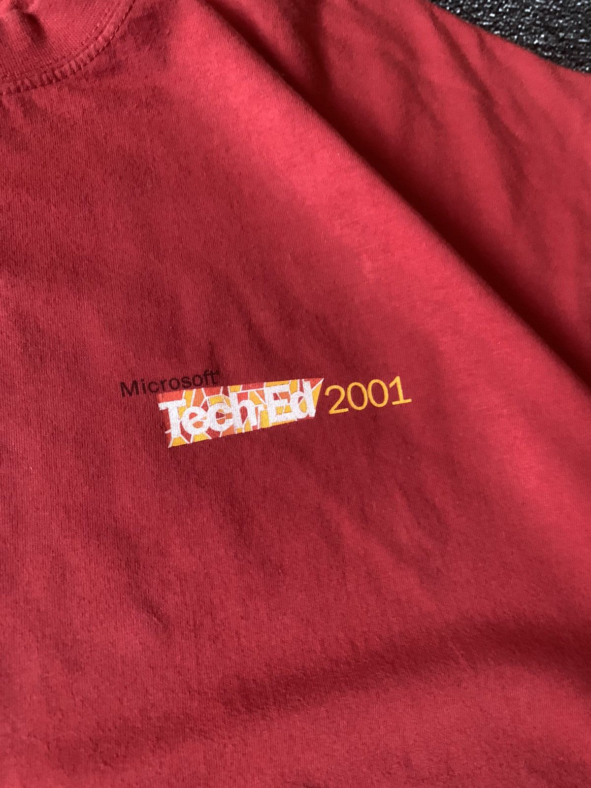 Microsoft Vintage 00s y2k Microsoft Tech-Ed New Horizons 2001 Tshirt Size US XL / EU 56 / 4 - 6 Thumbnail