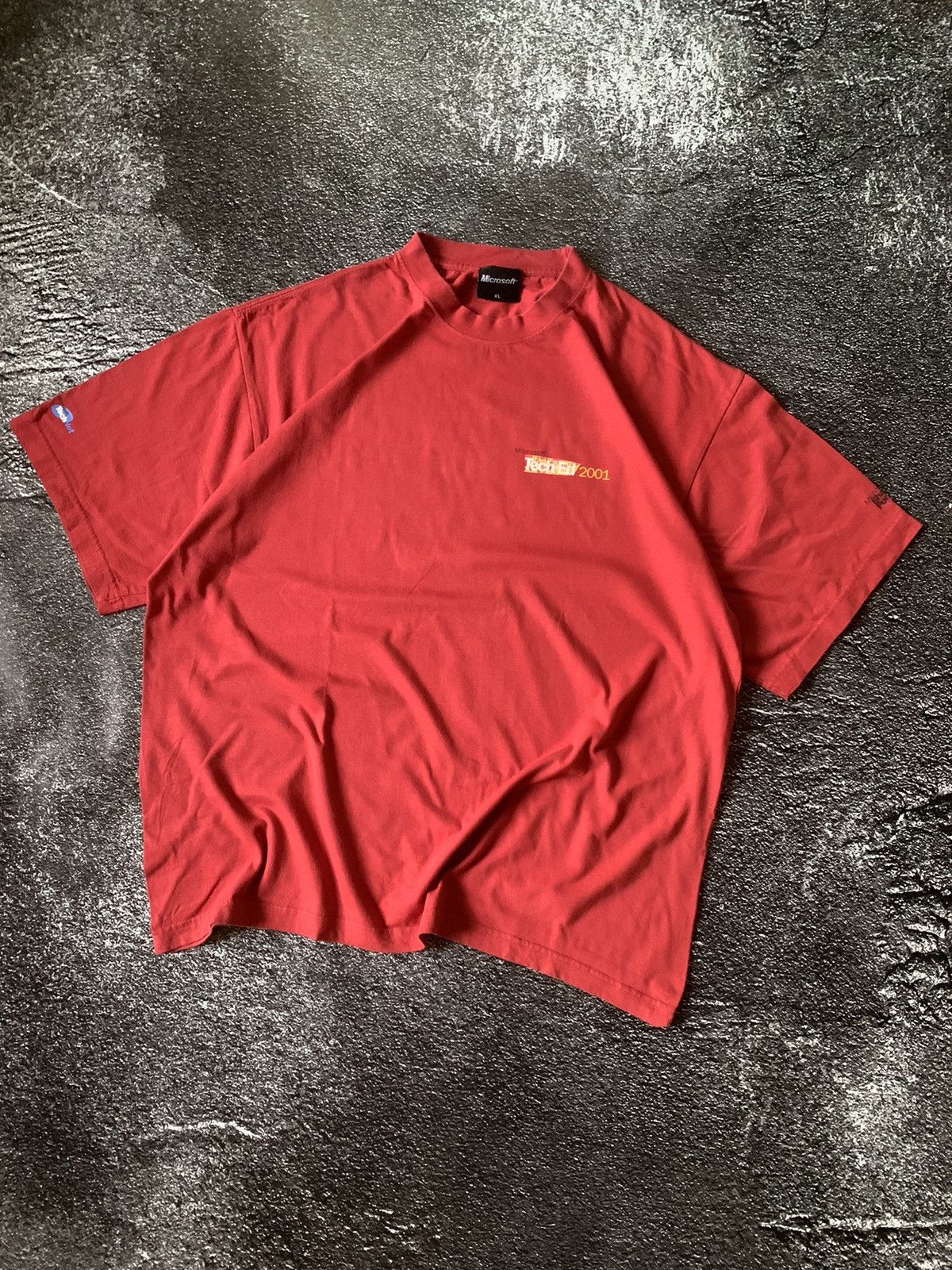 Microsoft Vintage 00s y2k Microsoft Tech-Ed New Horizons 2001 Tshirt Size US XL / EU 56 / 4 - 4 Thumbnail